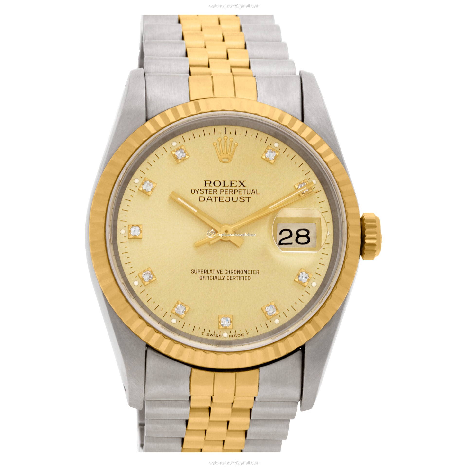 Rolex 16233 Datejust Automatic Male Stainless Steel Replica Rolex 16233 Datejust Automatic Male Stainless Steel Replica