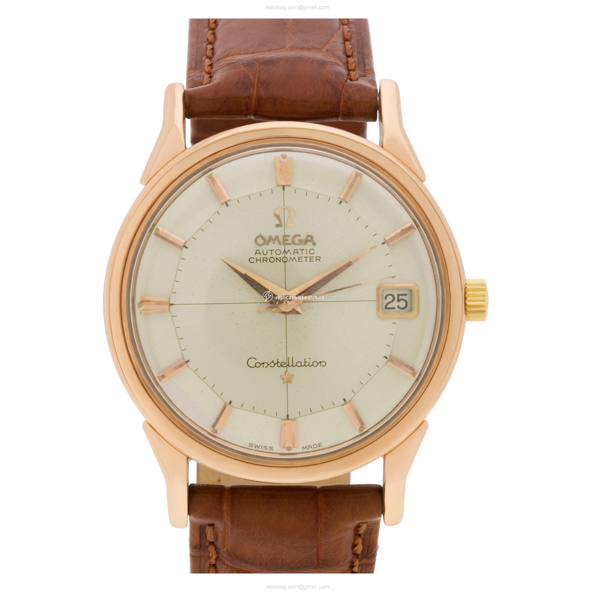 Omega 14902 61SC Constellation Automatic Male Gold Fill & Stainless Steel Replica Omega 14902 61SC Constellation Automatic Male Gold Fill & Stainless Steel Replica