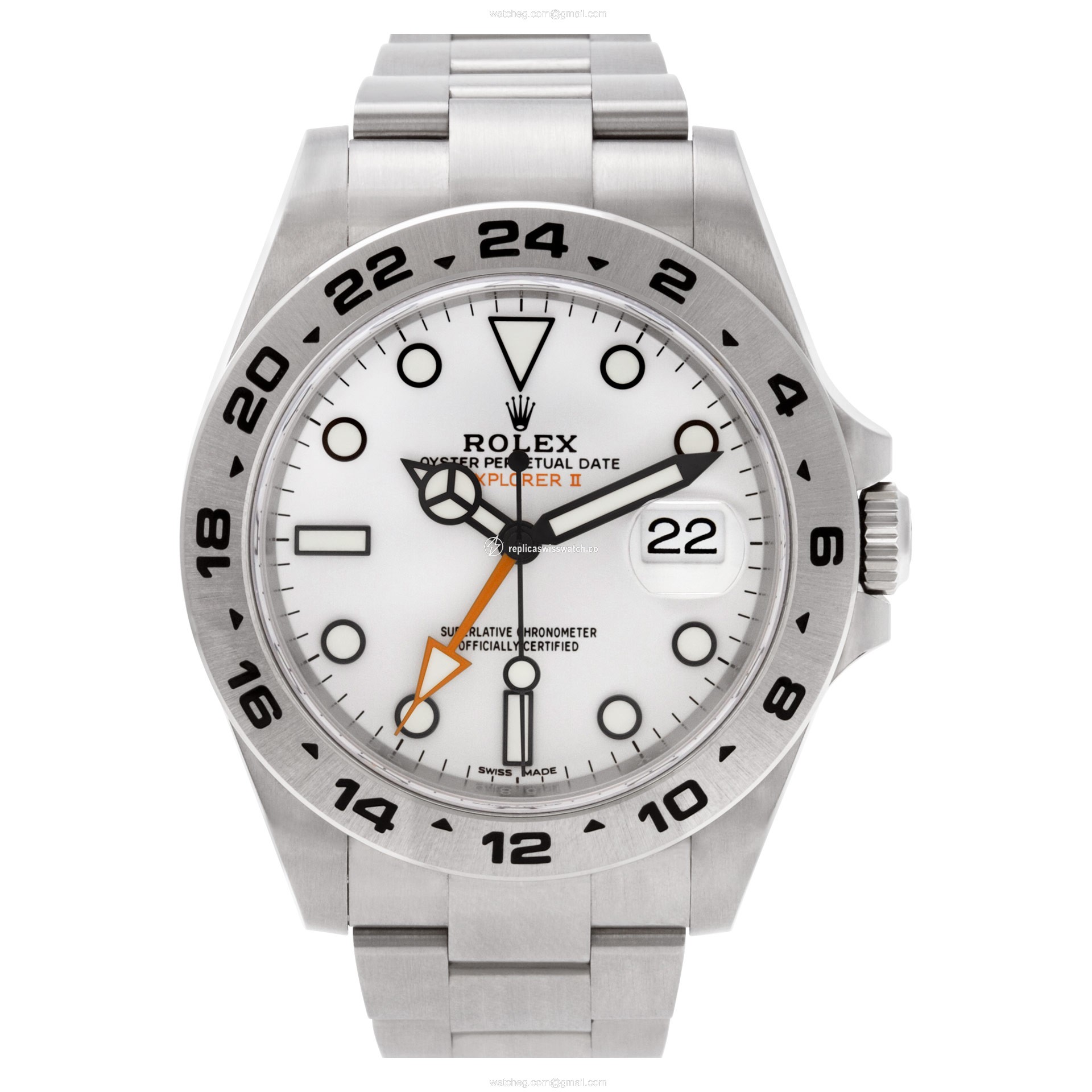 Rolex 216570 Explorer II Automatic Male Stainless Steel Replica Rolex 216570 Explorer II Automatic Male Stainless Steel Replica