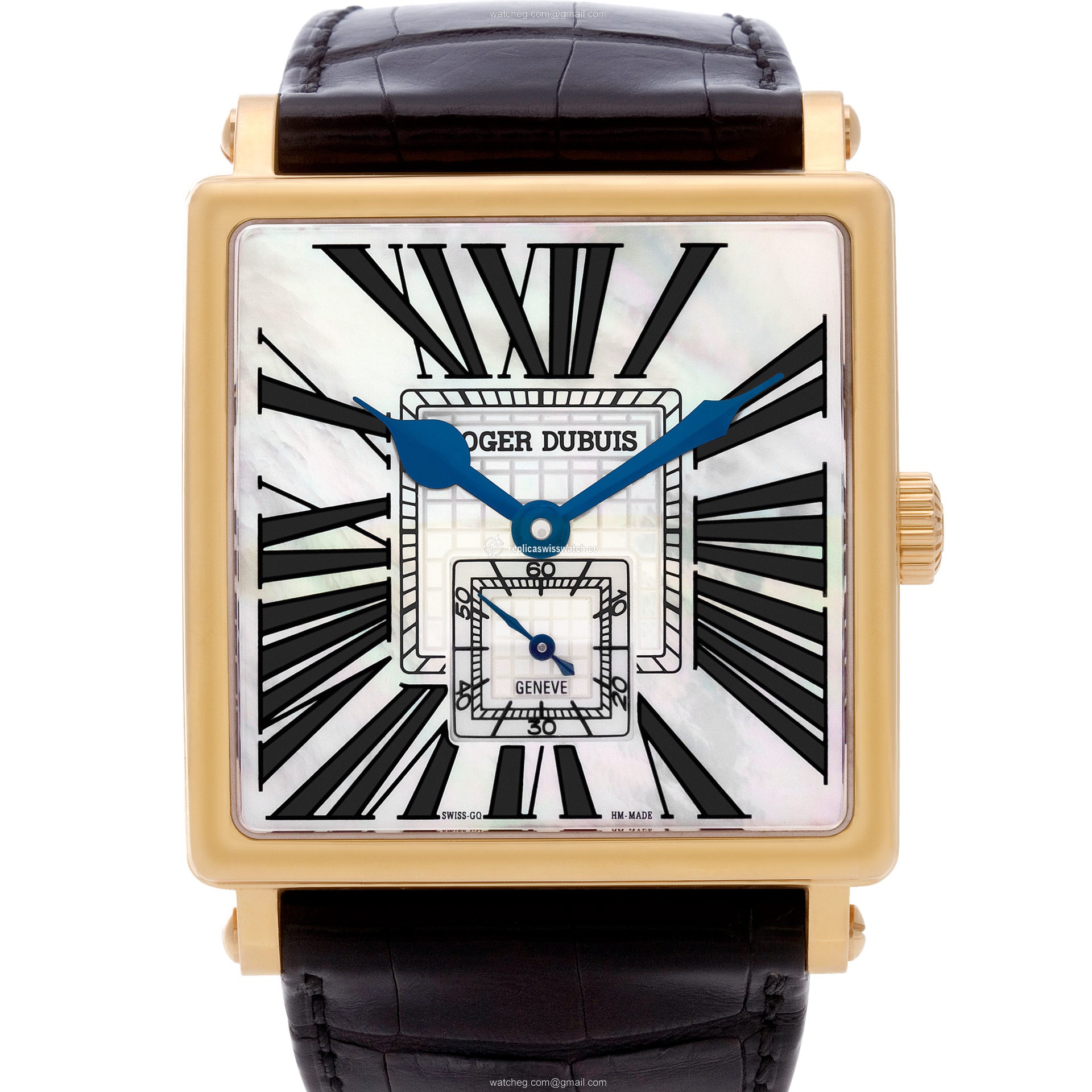 Roger Dubuis G43.14.5 Golden Square Automatic Male 18k Pink Gold Replica Roger Dubuis G43.14.5 Golden Square Automatic Male 18k Pink Gold Replica