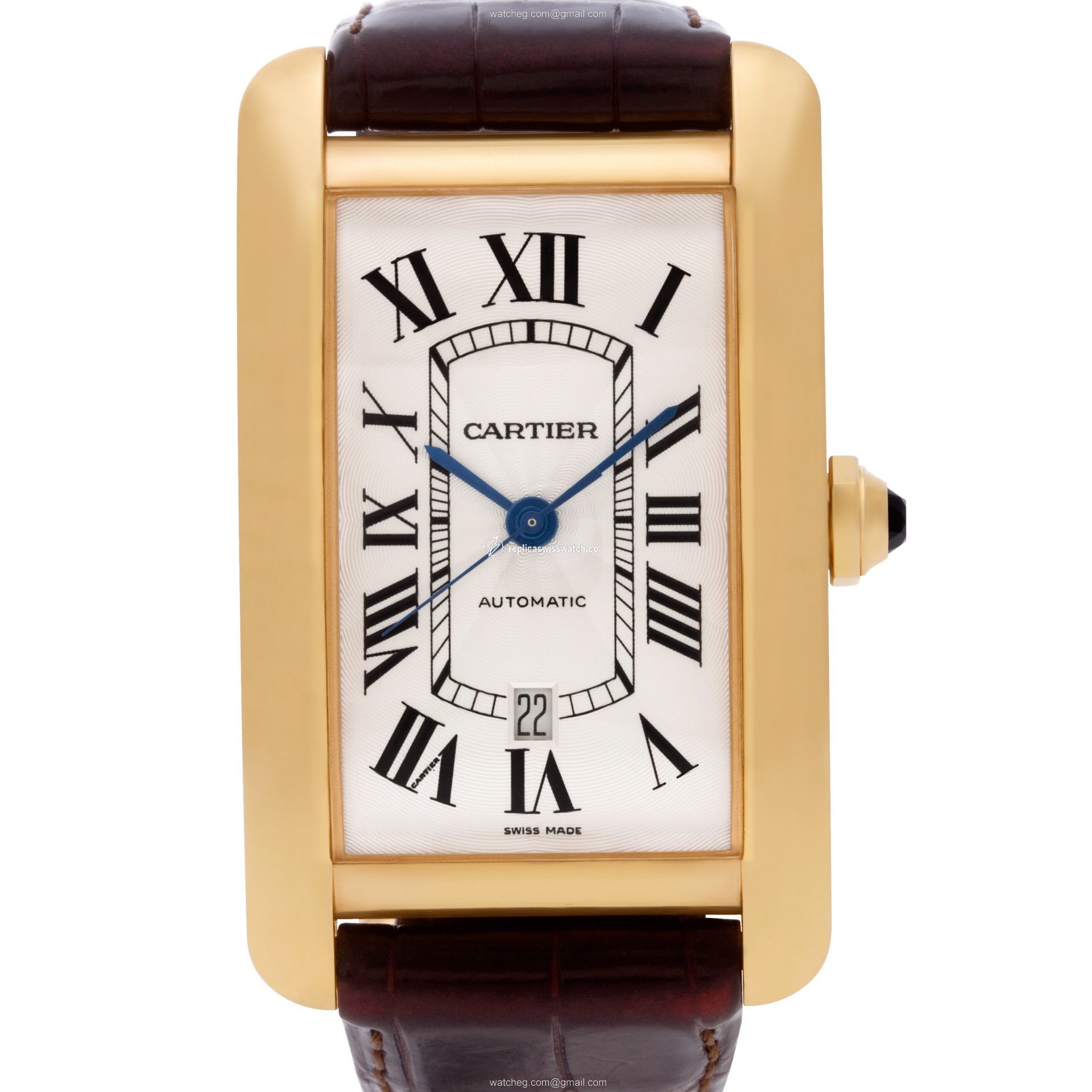 Cartier W2609856 Tank American Automatic Male 18k rose gold Replica Cartier W2609856 Tank American Automatic Male 18k rose gold Replica