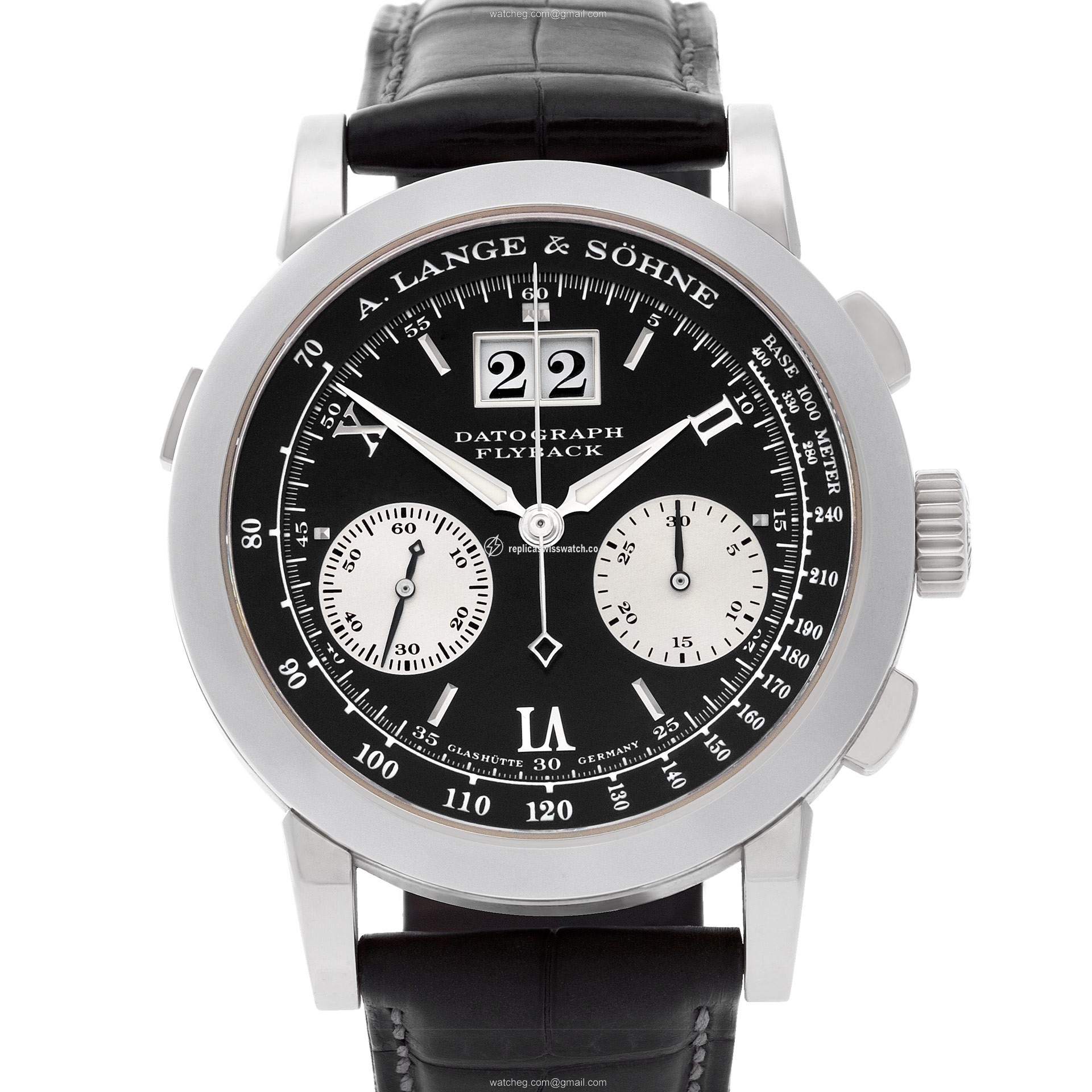 A. Lange & Sohne 403.035 Datograph Manual Male Platinum Replica A. Lange & Sohne 403.035 Datograph Manual Male Platinum Replica