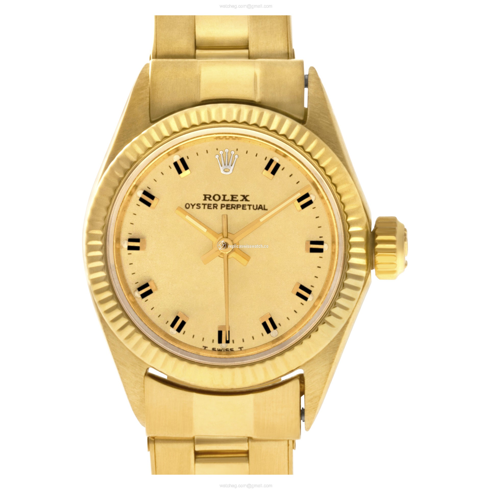 Rolex 6619 Oyster Perpetual Automatic Female 18k yellow gold Replica Rolex 6619 Oyster Perpetual Automatic Female 18k yellow gold Replica