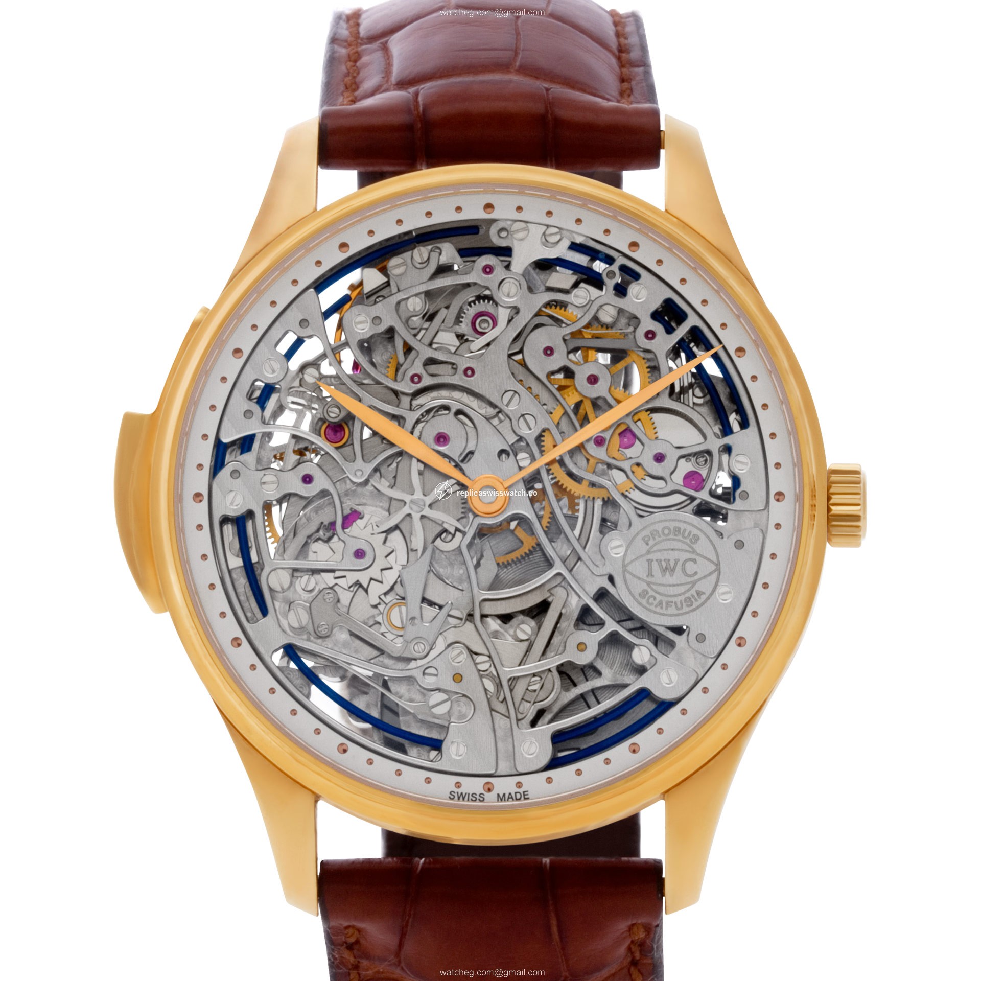IWC IW524101 Portuguese Manual Male 18k rose gold Replica IWC IW524101 Portuguese Manual Male 18k rose gold Replica