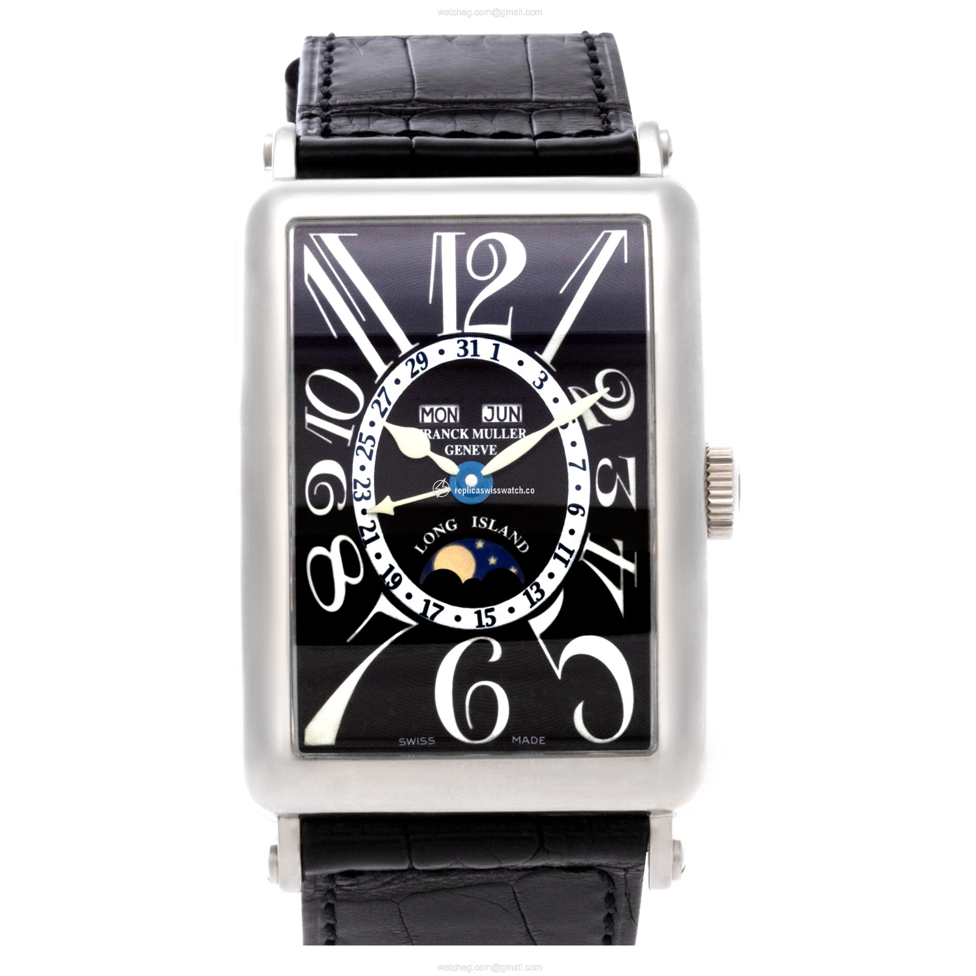 Franck Muller 1200 MC L Long Island Automatic Male 18k White Gold Replica Franck Muller 1200 MC L Long Island Automatic Male 18k White Gold Replica
