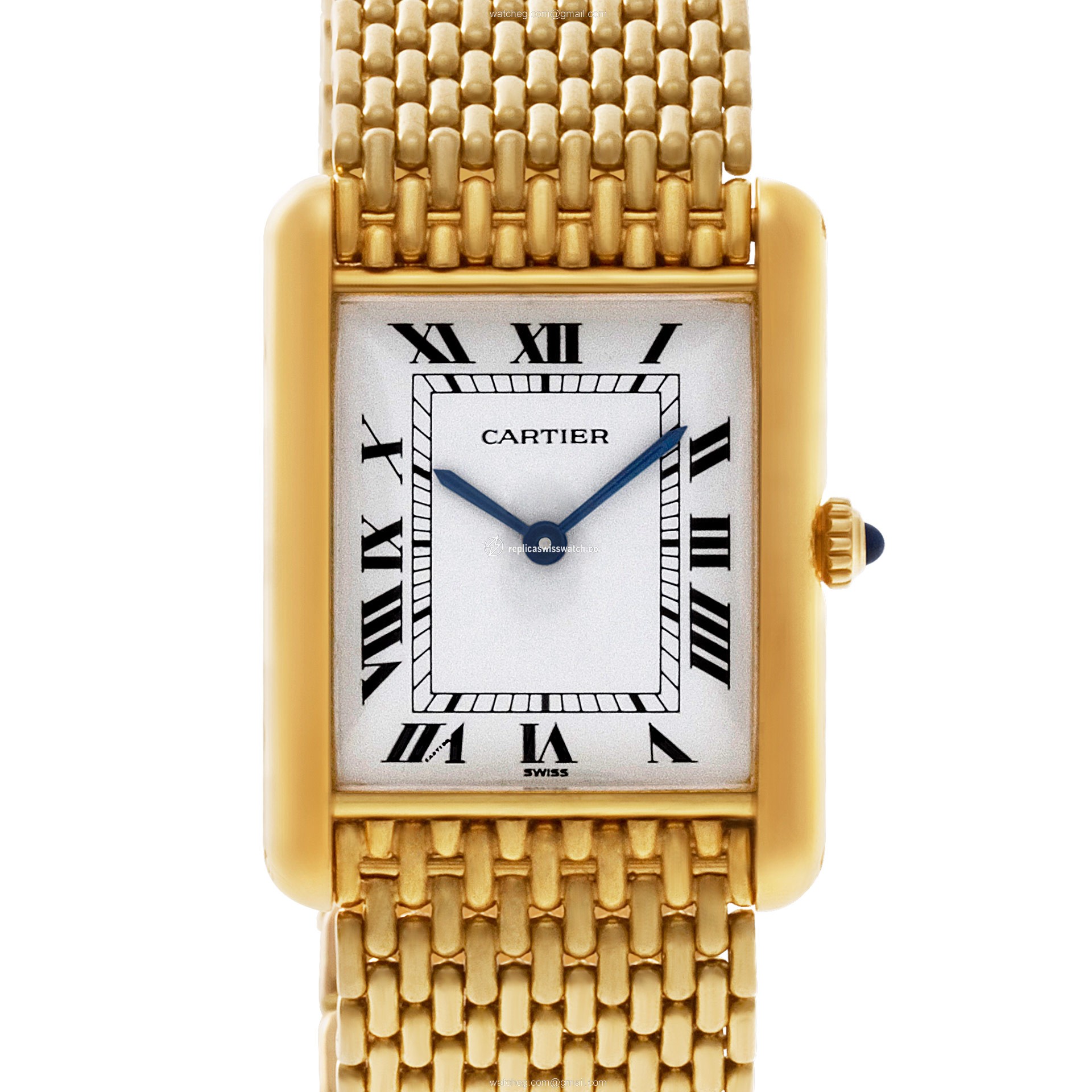 Cartier Cartier 2078 Tank Quartz Unisex 18k yellow gold Replica Cartier Cartier 2078 Tank Quartz Unisex 18k yellow gold Replica