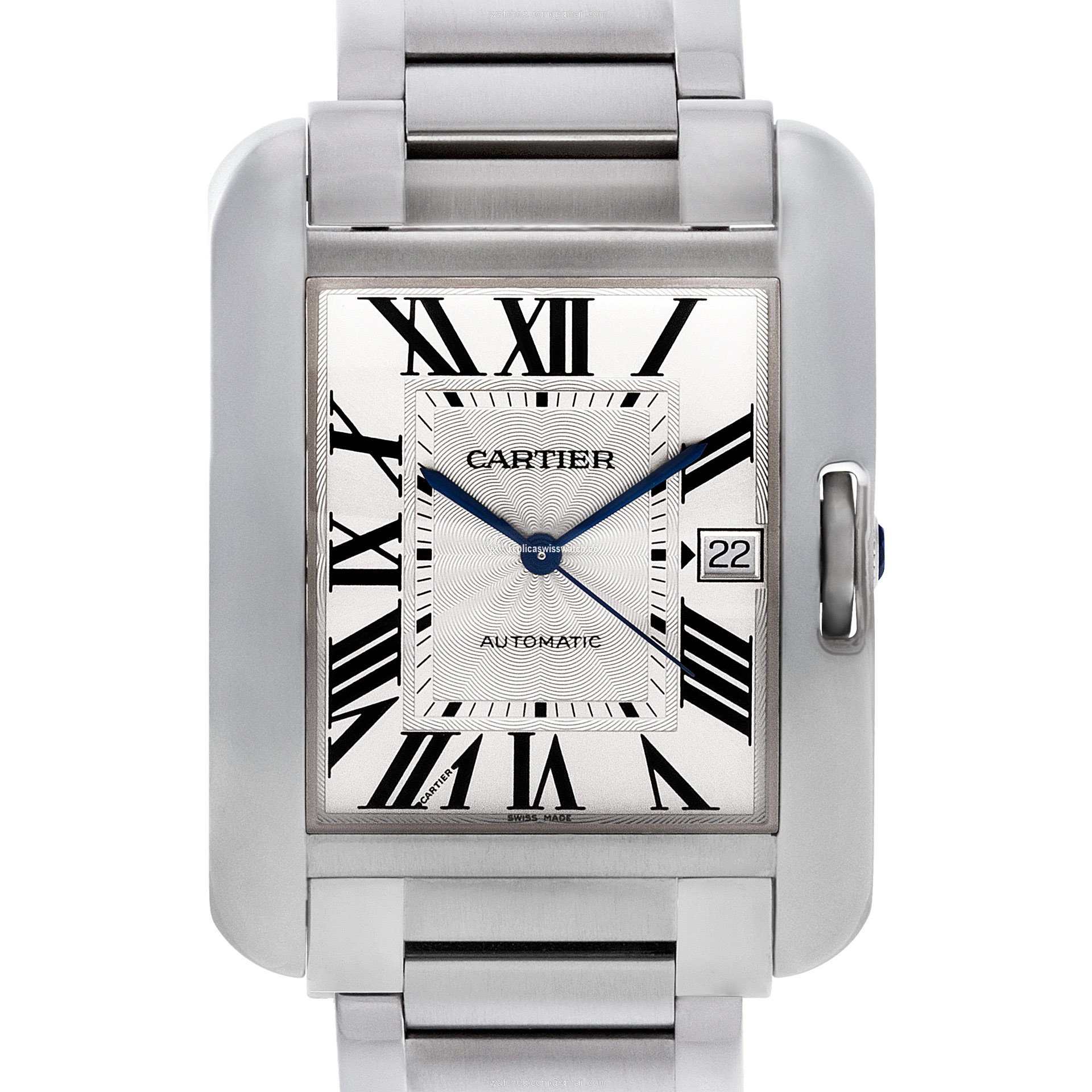 Cartier 3507 Tank Anglaise XL Automatic Male Stainless Steel Replica Cartier 3507 Tank Anglaise XL Automatic Male Stainless Steel Replica