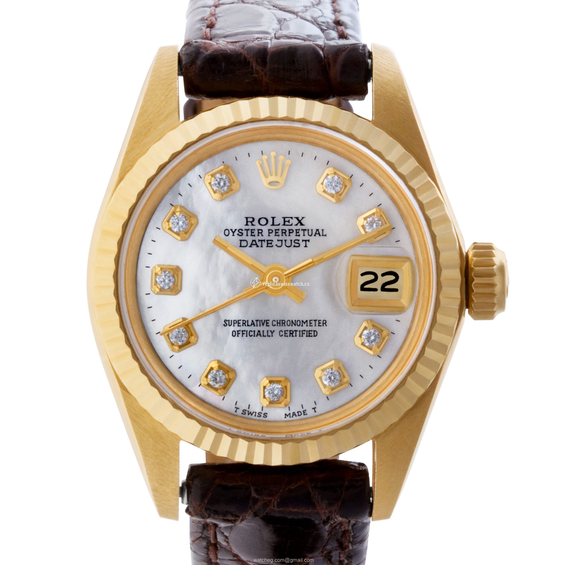 Rolex 6917 Datejust Automatic Female 18k yellow gold Replica Rolex 6917 Datejust Automatic Female 18k yellow gold Replica