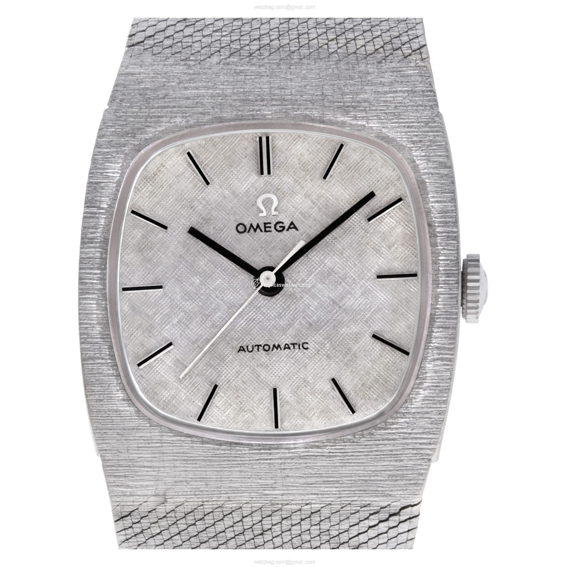 Omega w6855 Classic Automatic Male 14k White Gold Replica Omega w6855 Classic Automatic Male 14k White Gold Replica