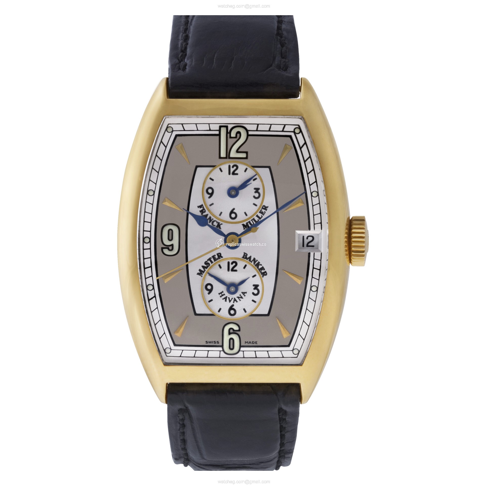 Franck Muller 5850NBHV Master Banker Automatic Male 18k yellow gold Replica Franck Muller 5850NBHV Master Banker Automatic Male 18k yellow gold Replica