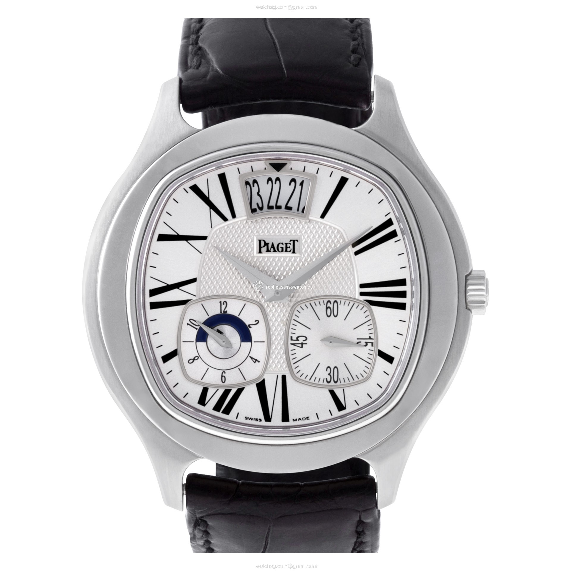 Piaget GOA32016 Emperador Automatic Male 18k White Gold Replica Piaget GOA32016 Emperador Automatic Male 18k White Gold Replica
