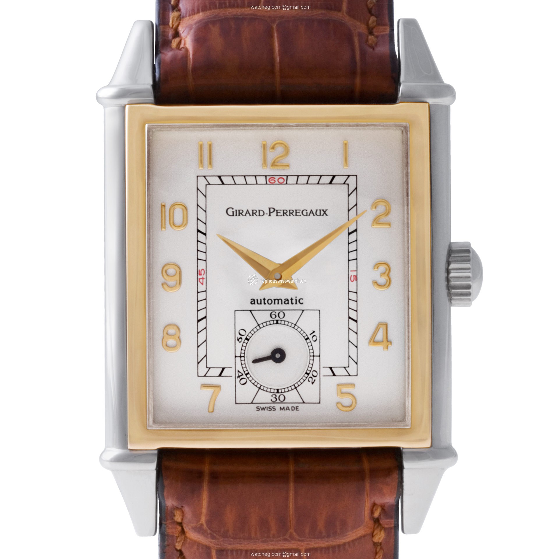 Girard Perregaux 2594 Vintage 1945 Automatic Male stainless steel & rose gold Replica Girard Perregaux 2594 Vintage 1945 Automatic Male stainless steel & rose gold Replica