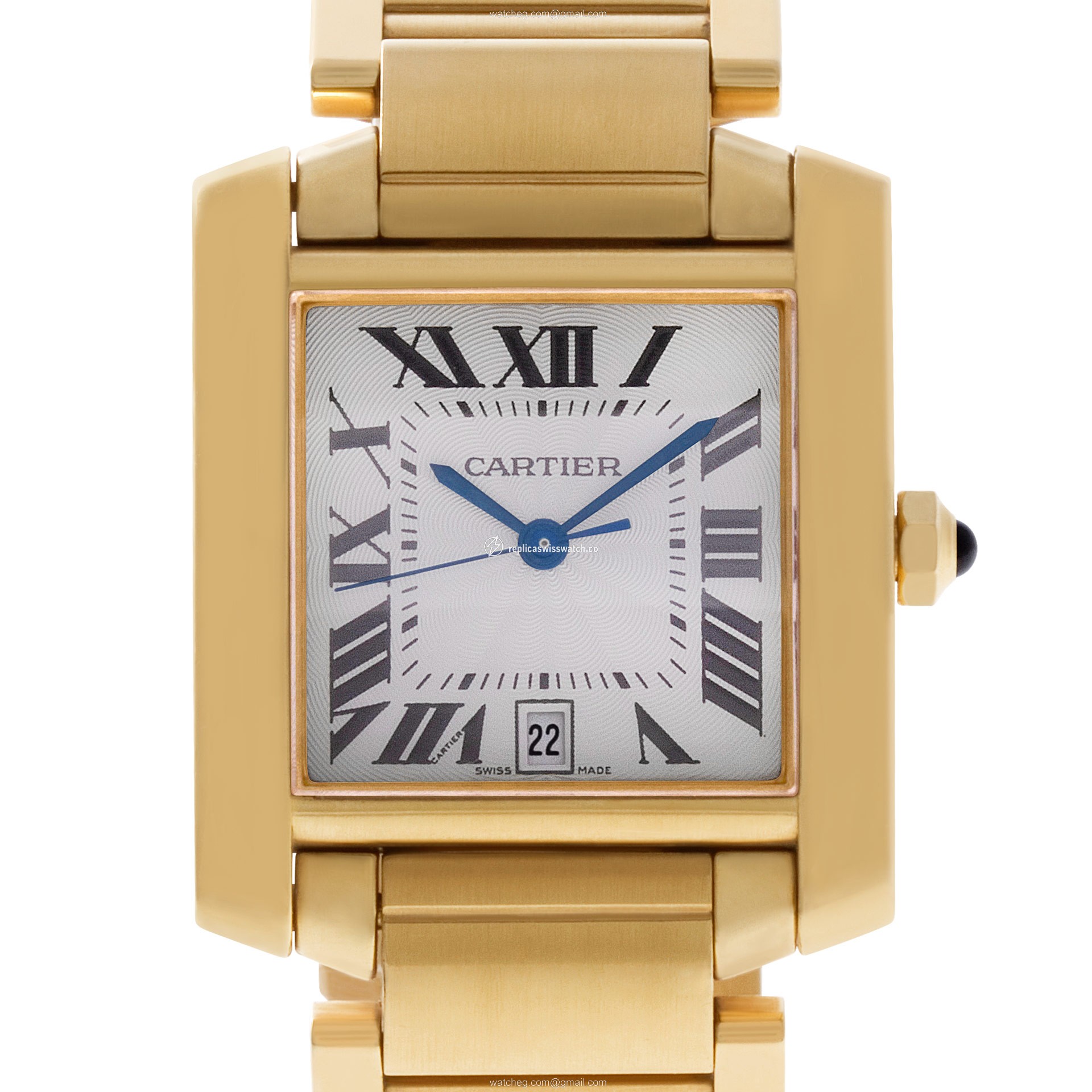 Cartier W5001R2 Tank Francaise Automatic Male 18k yellow gold Replica Cartier W5001R2 Tank Francaise Automatic Male 18k yellow gold Replica