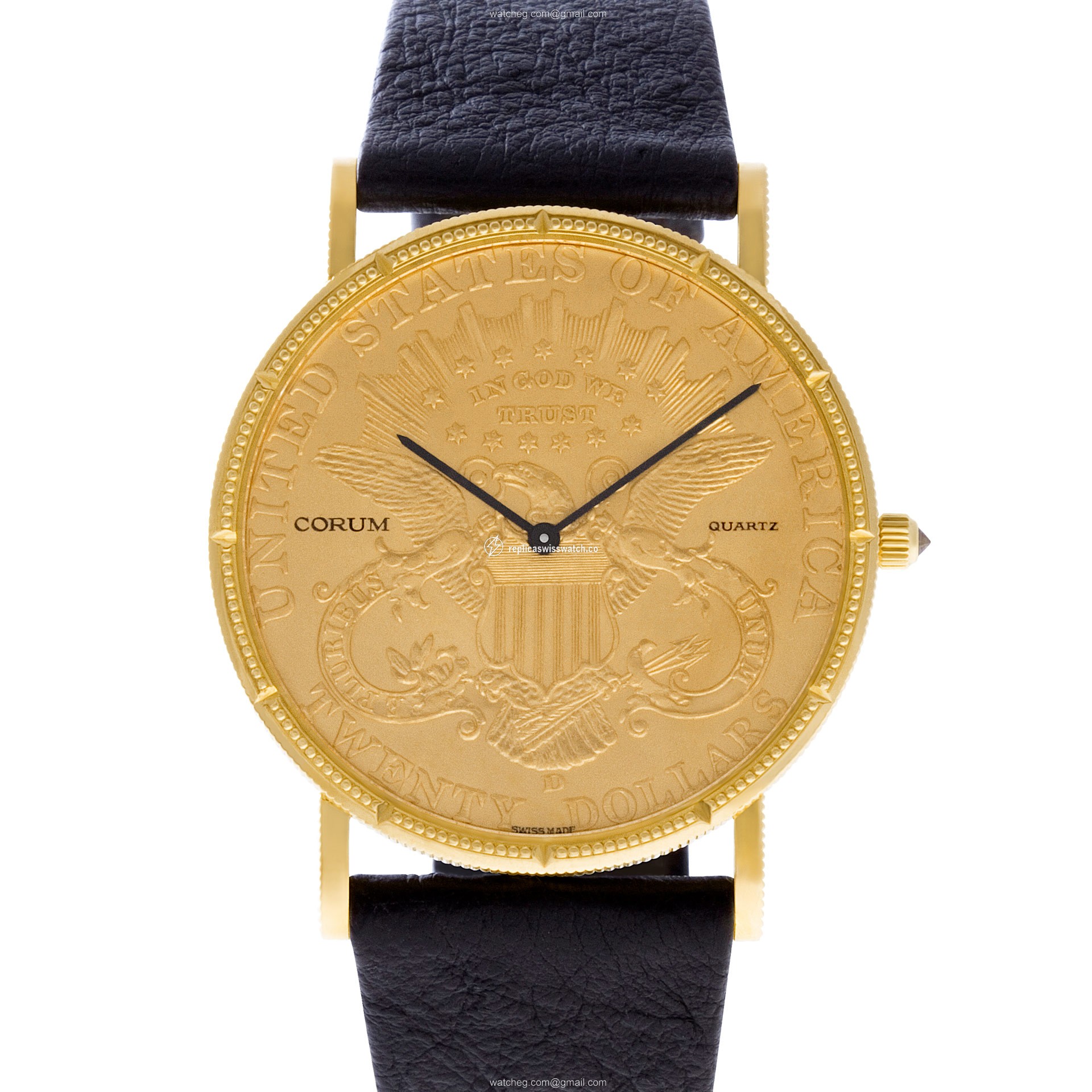 Corum CT32892 $20 Coin Quartz Male 18k Yellow Gold Replica Corum CT32892 $20 Coin Quartz Male 18k Yellow Gold Replica