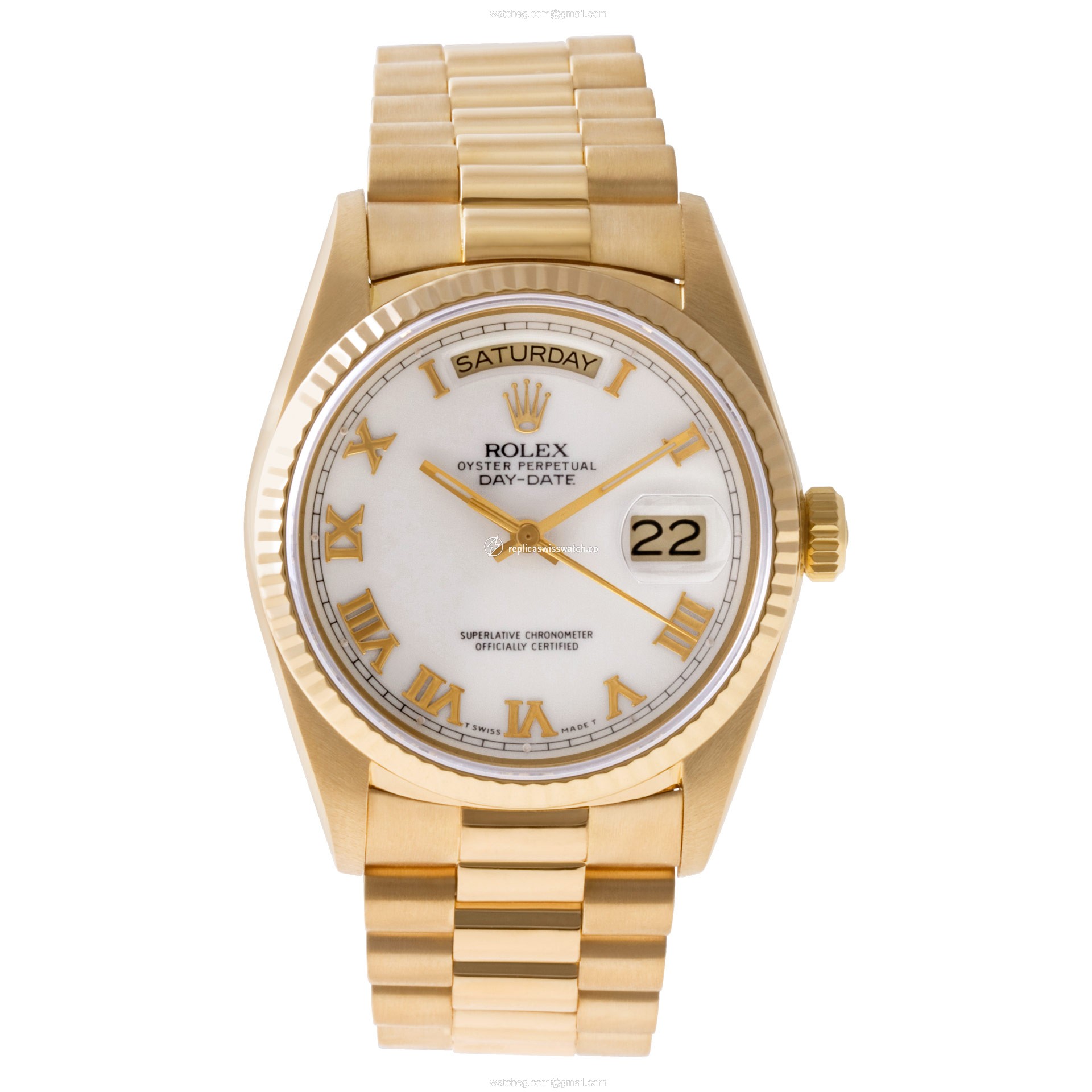 Rolex 18038 Day-Date Automatic Male 18k yellow gold Replica Rolex 18038 Day-Date Automatic Male 18k yellow gold Replica