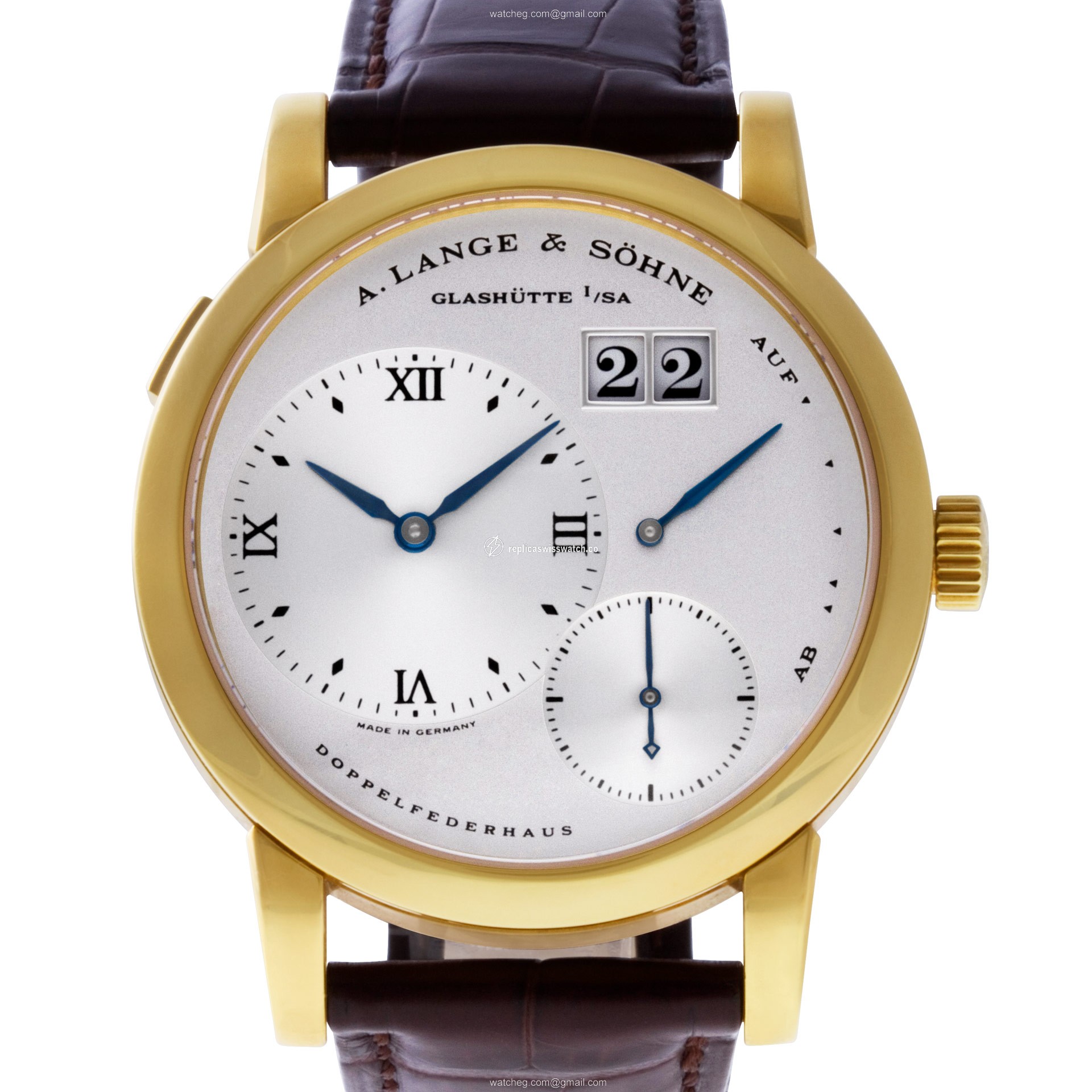 A. Lange & Sohne 101.022 Lange 1 Manual Male 18k Yellow Gold Replica A. Lange & Sohne 101.022 Lange 1 Manual Male 18k Yellow Gold Replica