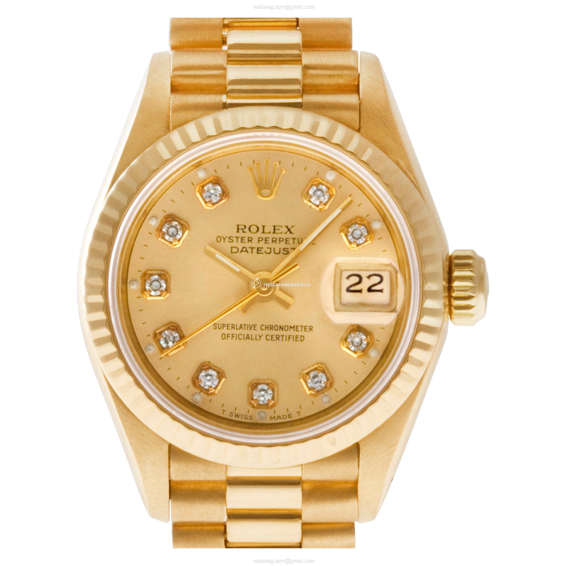 Rolex 69178 Datejust Automatic Female 18k yellow gold Replica Rolex 69178 Datejust Automatic Female 18k yellow gold Replica