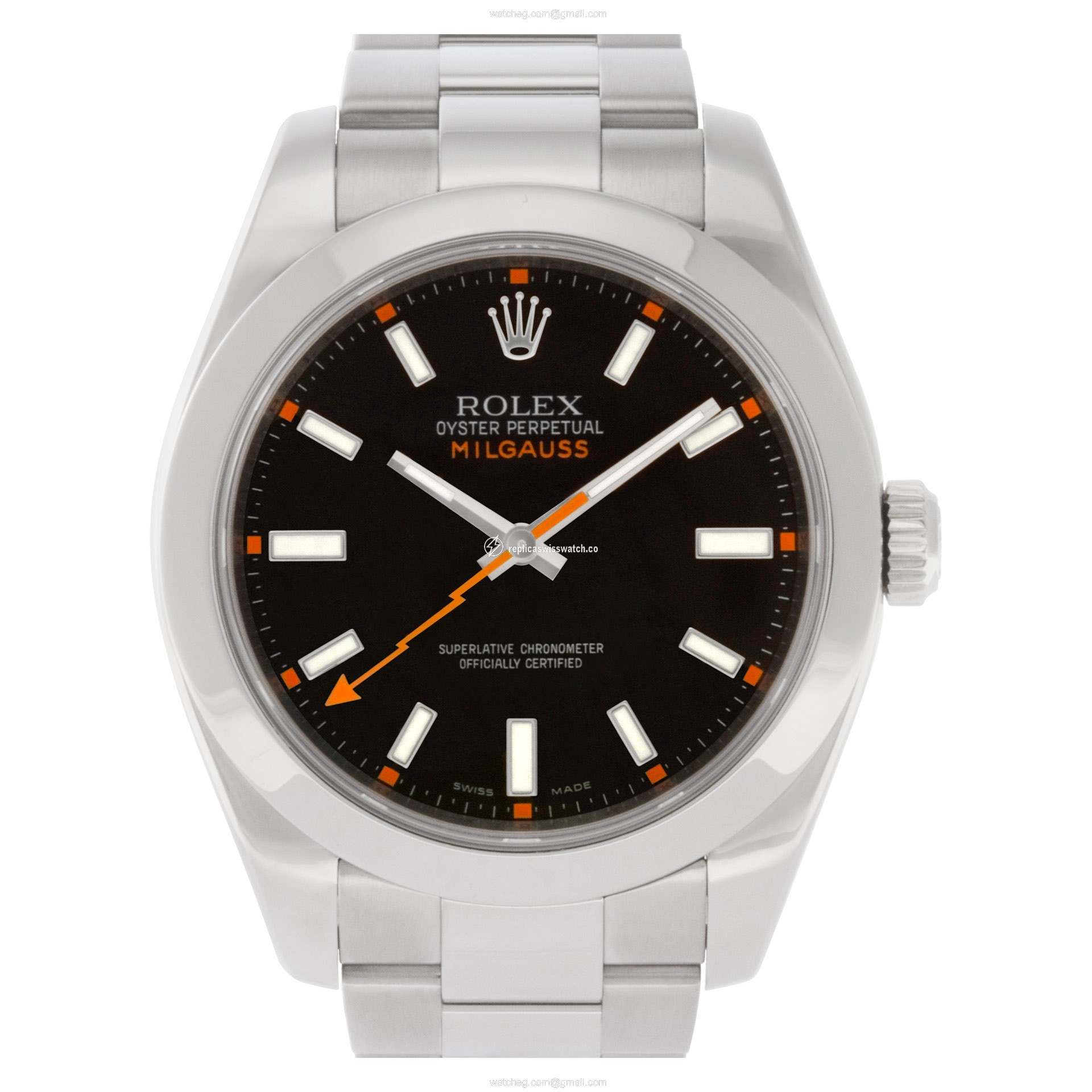 Rolex 116400 Milgauss Automatic Male Stainless Steel Replica Rolex 116400 Milgauss Automatic Male Stainless Steel Replica