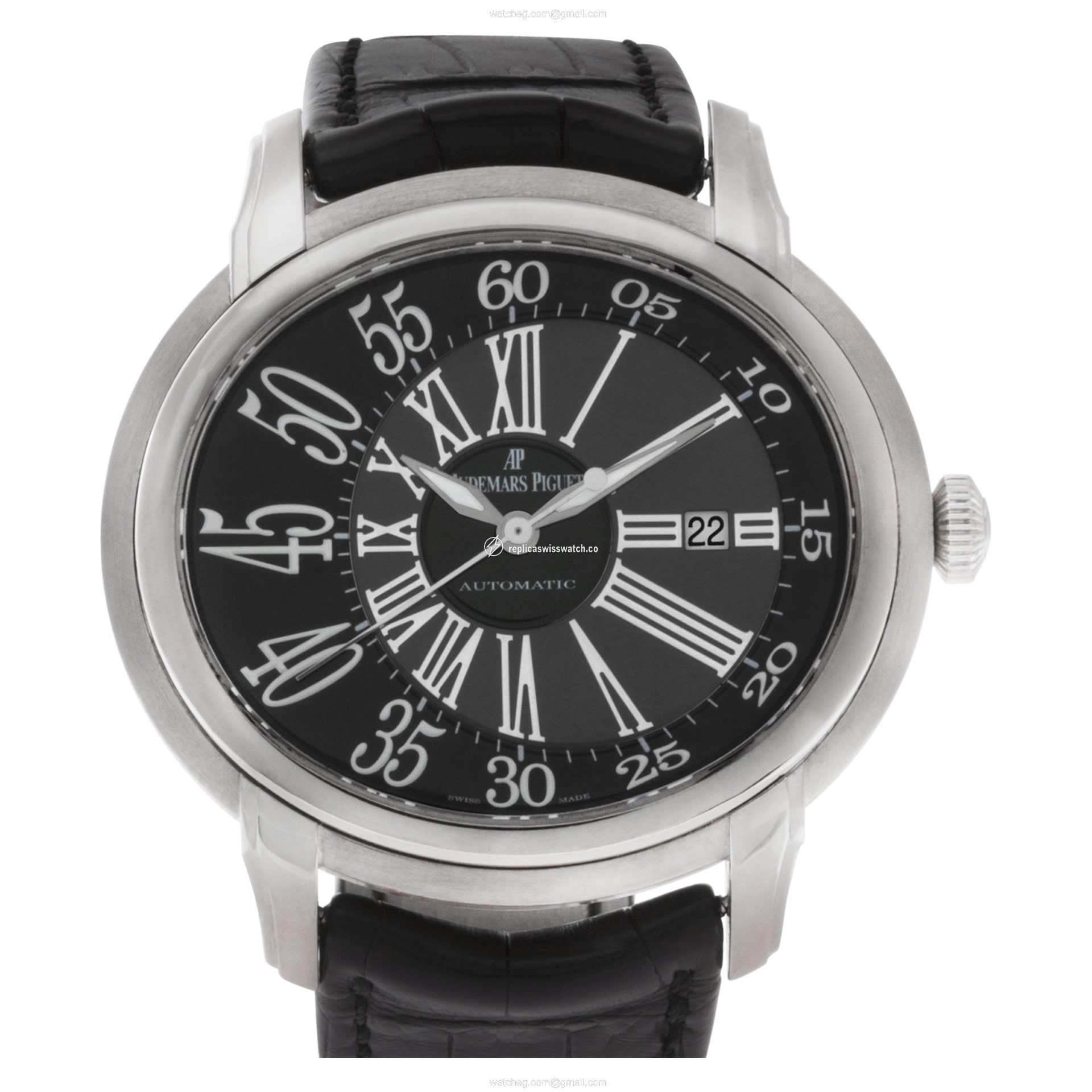 Audemars Piguet 15320BC.OO.D002CR.01 Millenary Automatic Male 18k White Gold Replica Audemars Piguet 15320BC.OO.D002CR.01 Millenary Automatic Male 18k White Gold Replica