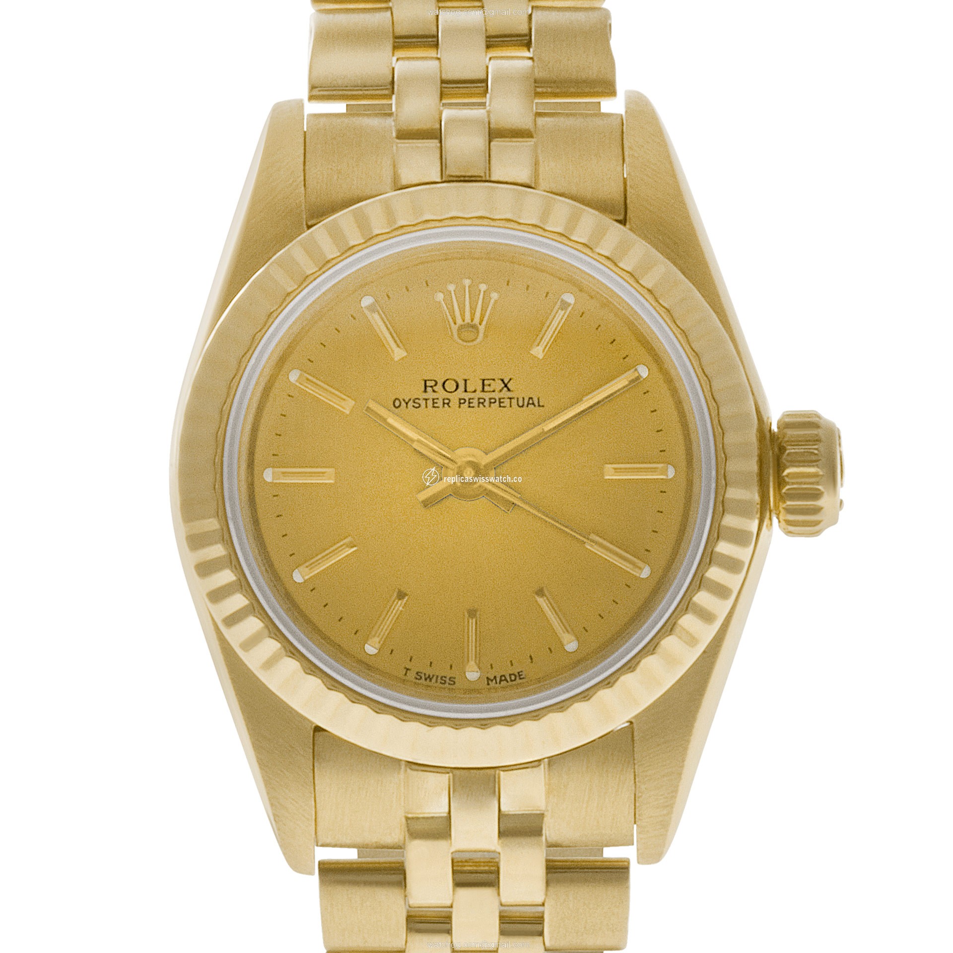 Rolex 67198 Oyster Perpetual Automatic Female 18k yellow gold Replica Rolex 67198 Oyster Perpetual Automatic Female 18k yellow gold Replica