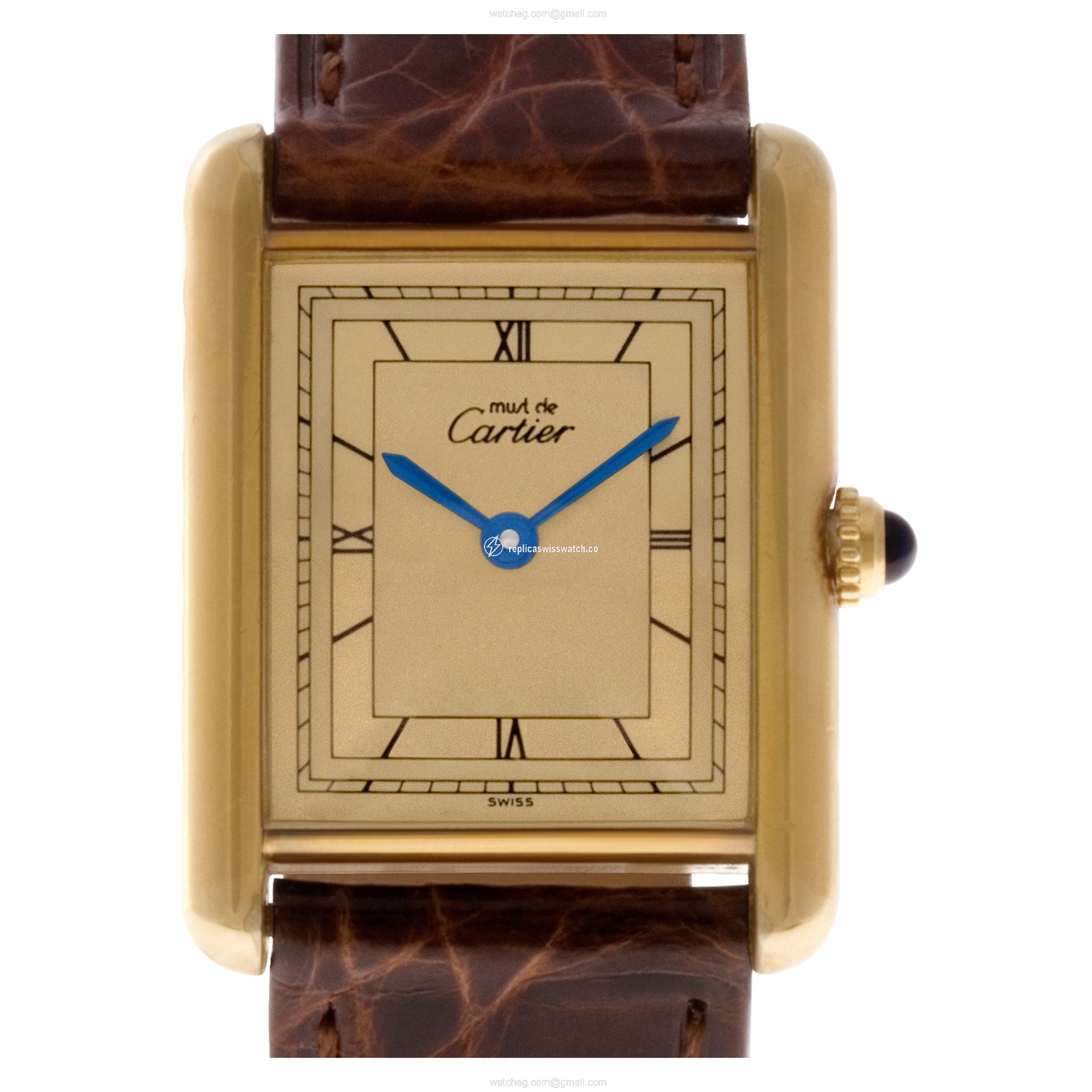 Cartier 92249 Tank Quartz Female Vermeil Replica Cartier 92249 Tank Quartz Female Vermeil Replica