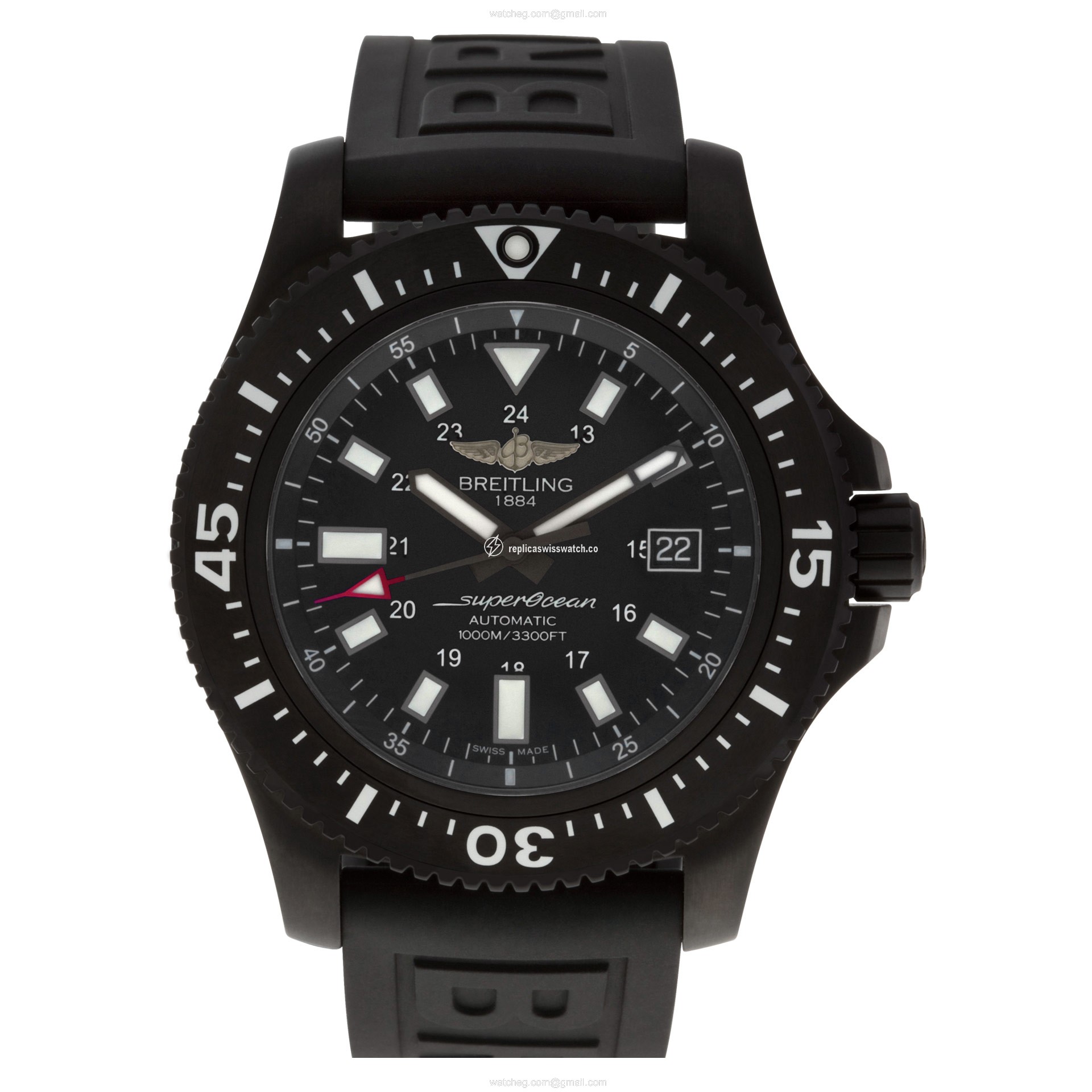 Breitling m1739313 Super Ocean Automatic Male Black Steel Replica Breitling m1739313 Super Ocean Automatic Male Black Steel Replica