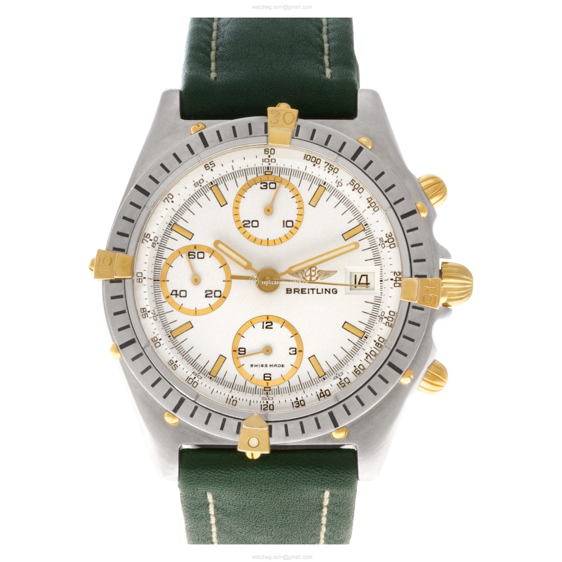 Breitling 81950 Chronograph Automatic Unisex 18k gold & Stainless Steel Replica Breitling 81950 Chronograph Automatic Unisex 18k gold & Stainless Steel Replica