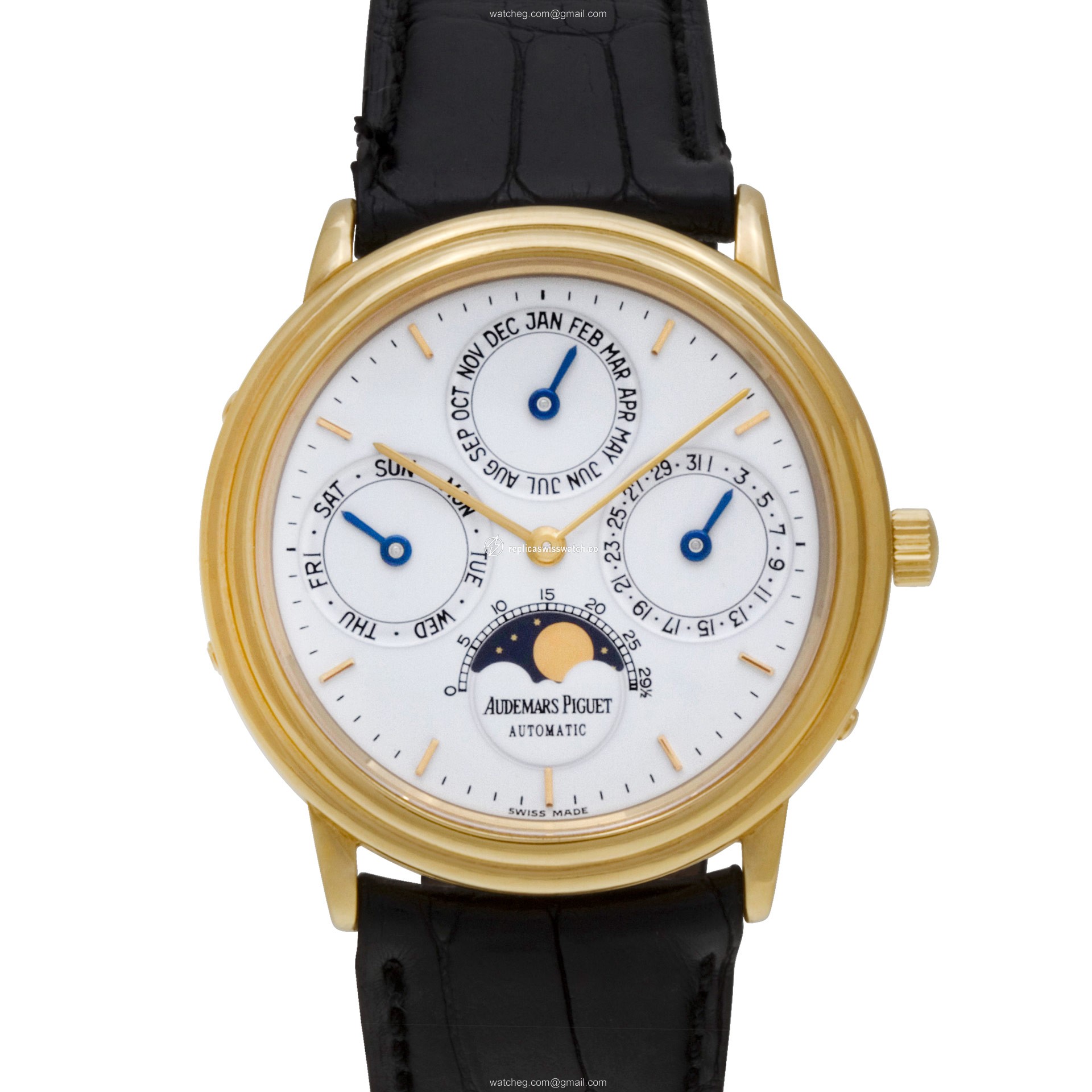 Audemars Piguet c15809 Perpetual Calendar Automatic Male 18k yellow gold Replica Audemars Piguet c15809 Perpetual Calendar Automatic Male 18k yellow gold Replica