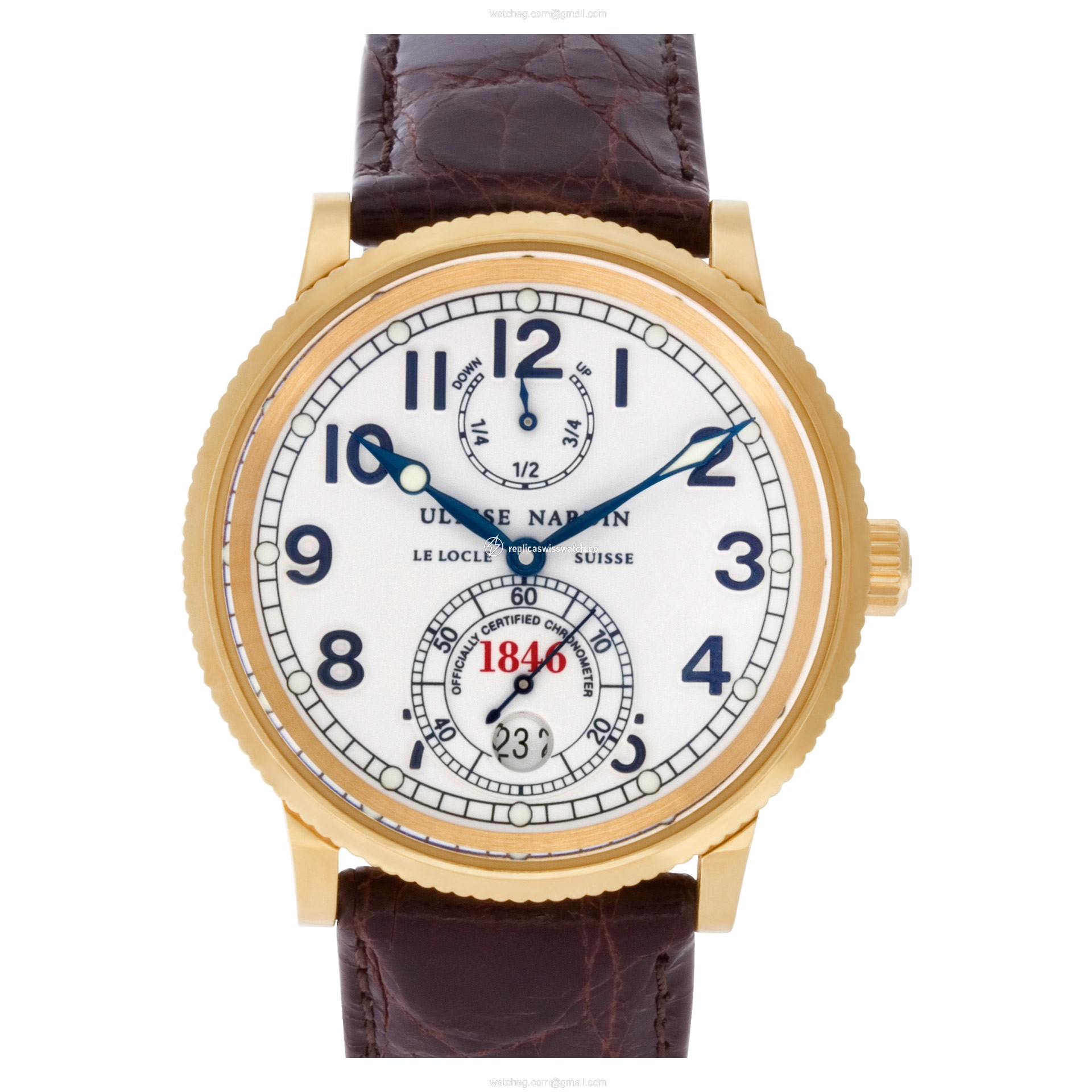 Ulysse Nardin 261-77 Marine Chronometer Automatic Male 18k yellow gold Replica Ulysse Nardin 261-77 Marine Chronometer Automatic Male 18k yellow gold Replica