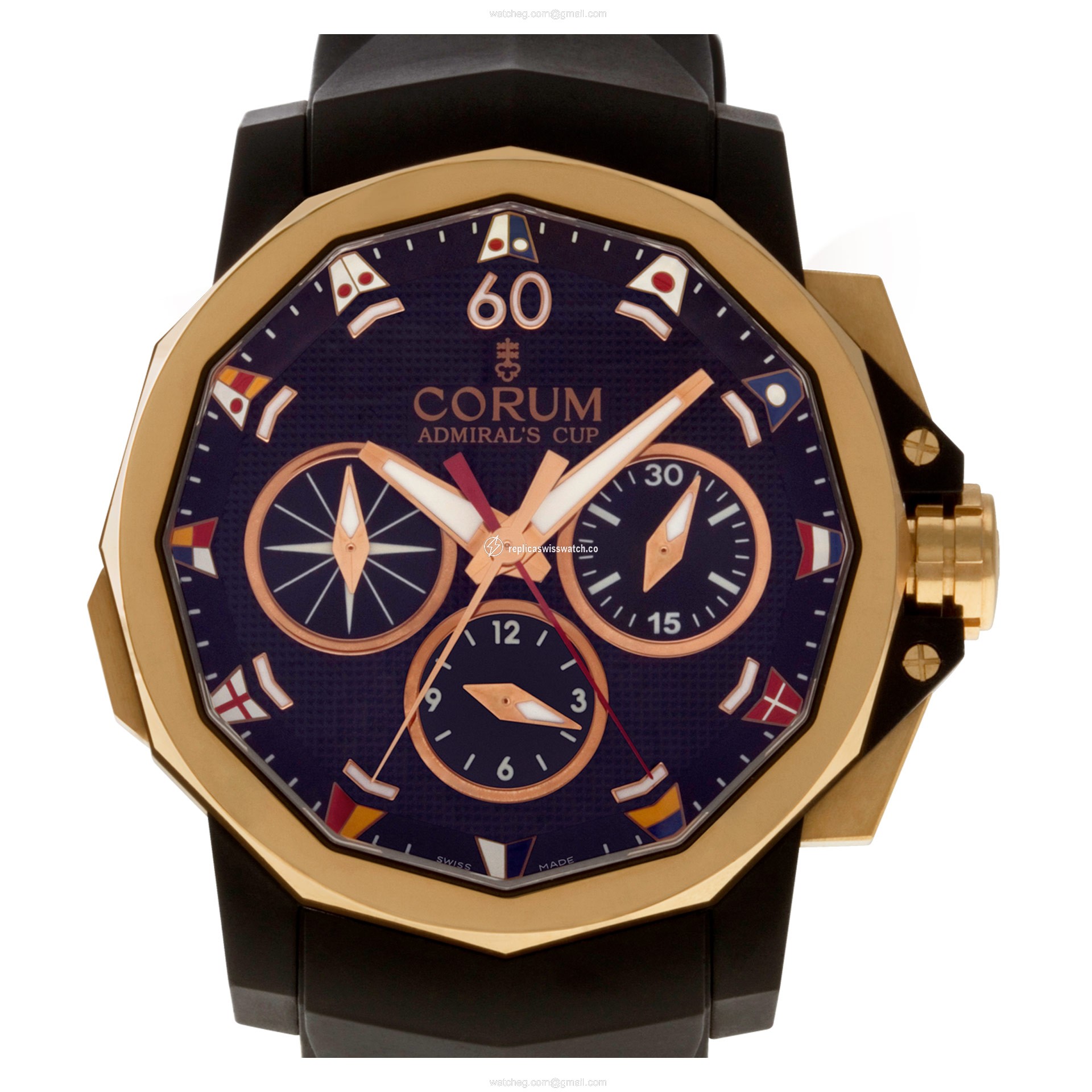 Corum 986.694.55 Admirals Cup Automatic Male 18k rose gold Replica Corum 986.694.55 Admirals Cup Automatic Male 18k rose gold Replica