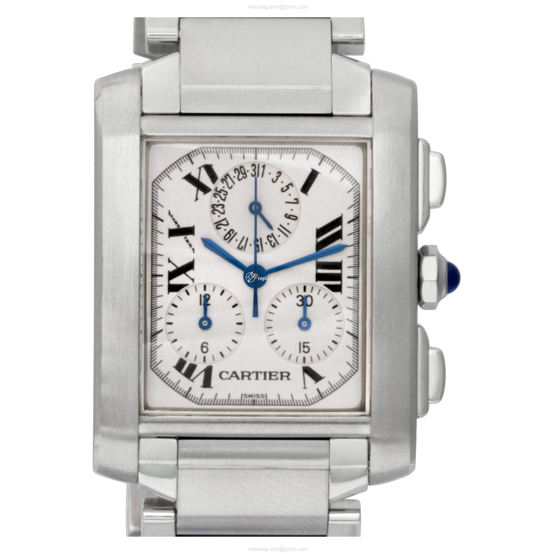 Cartier W51001Q3 Tank Francaise Quartz Male Stainless Steel Replica Cartier W51001Q3 Tank Francaise Quartz Male Stainless Steel Replica