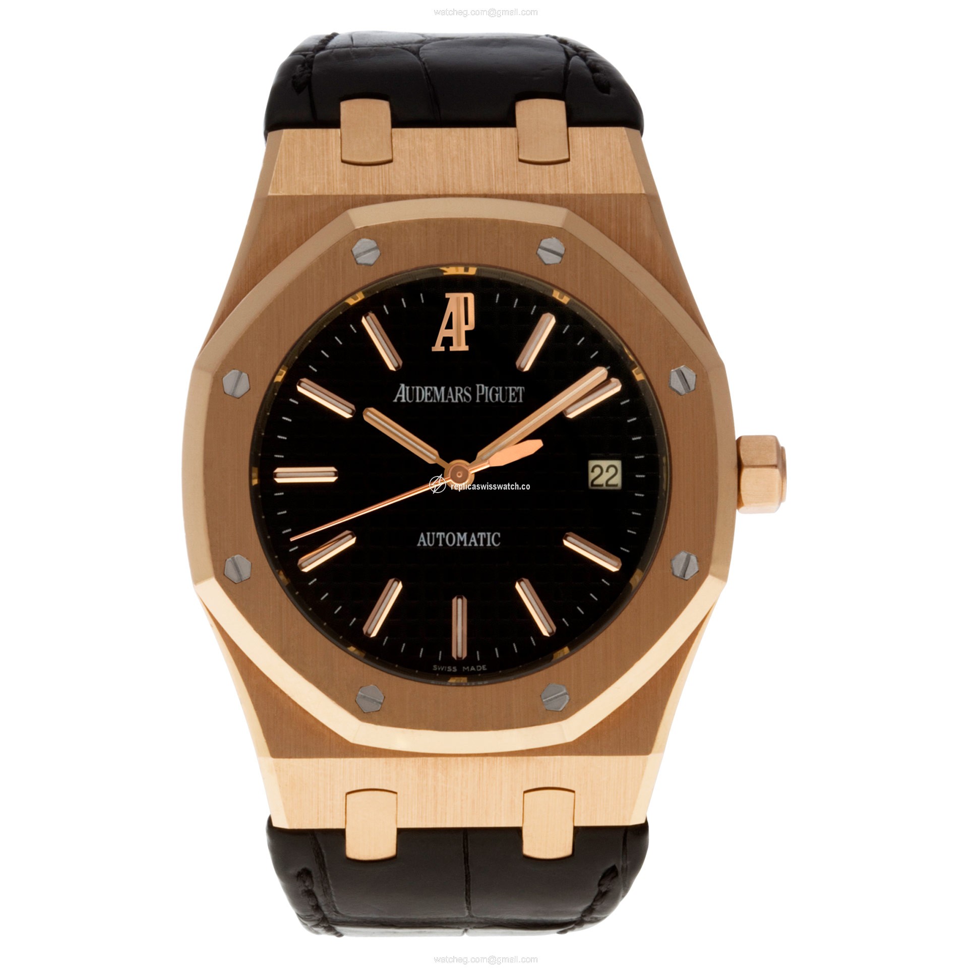 Audemars Piguet 15400Or.oo.d002Cr.01 Royal Oak Automatic Male 18k Pink Gold Replica Audemars Piguet 15400Or.oo.d002Cr.01 Royal Oak Automatic Male 18k Pink Gold Replica