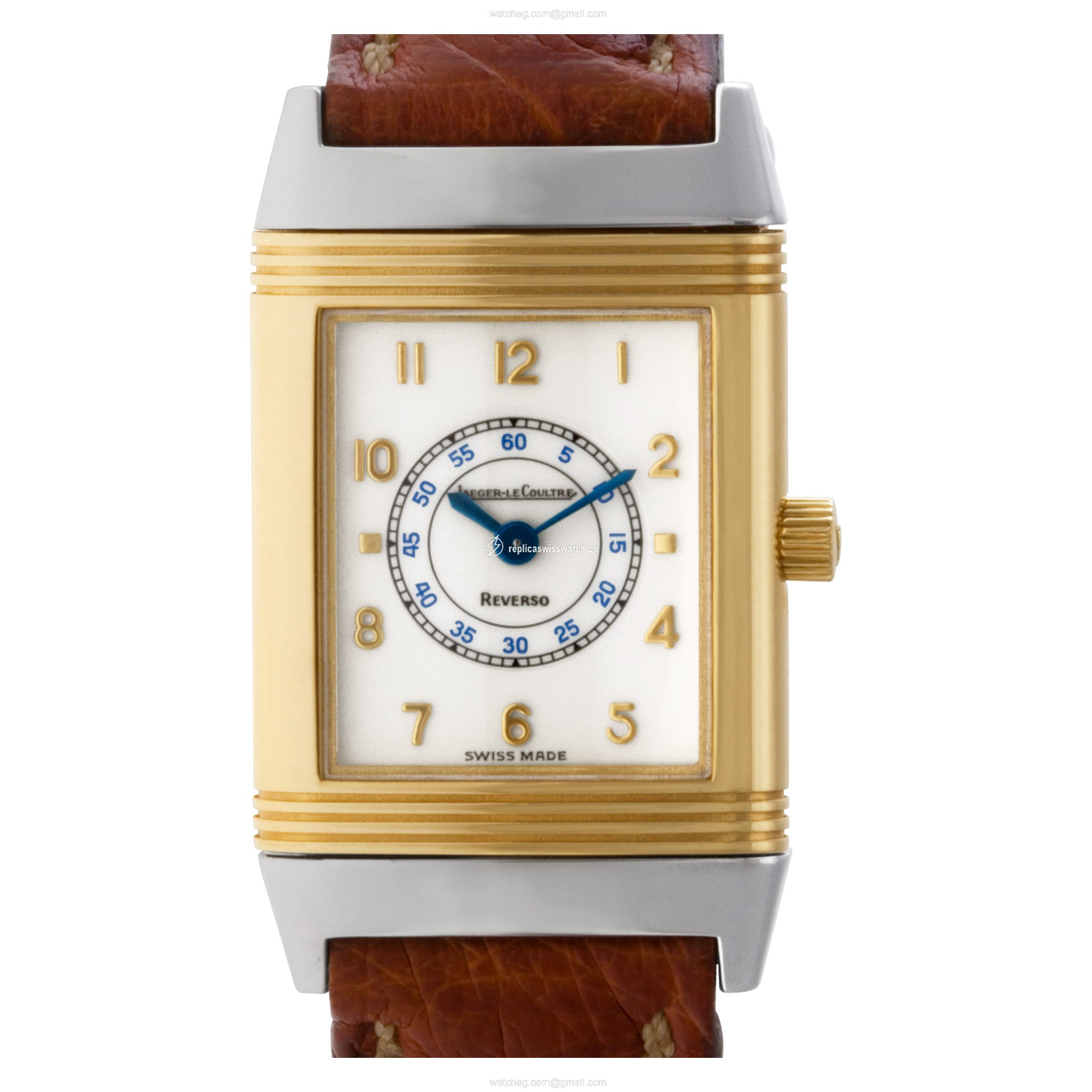 Jaeger LeCoultre 260.5.08 Reverso Quartz Female 18k gold & Stainless Steel Replica Jaeger LeCoultre 260.5.08 Reverso Quartz Female 18k gold & Stainless Steel Replica