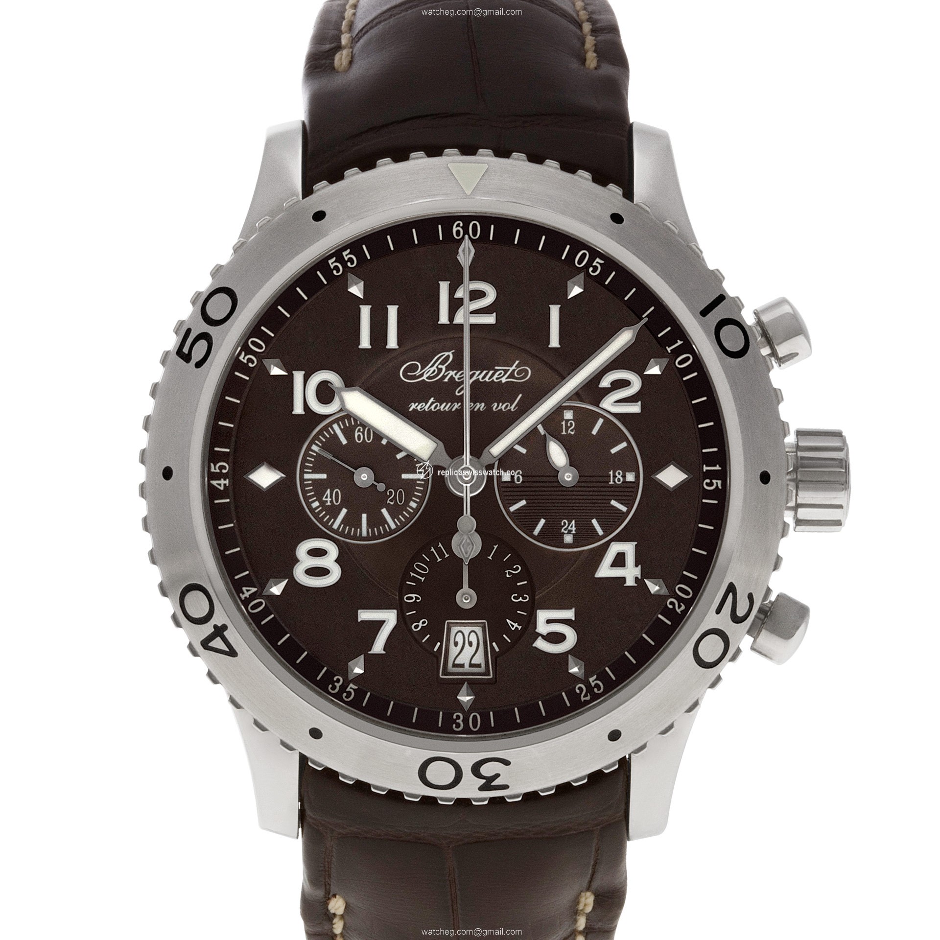 Breguet 3810ST/92/9ZU Type XXI Automatic Male Stainless Steel Replica Breguet 3810ST/92/9ZU Type XXI Automatic Male Stainless Steel Replica