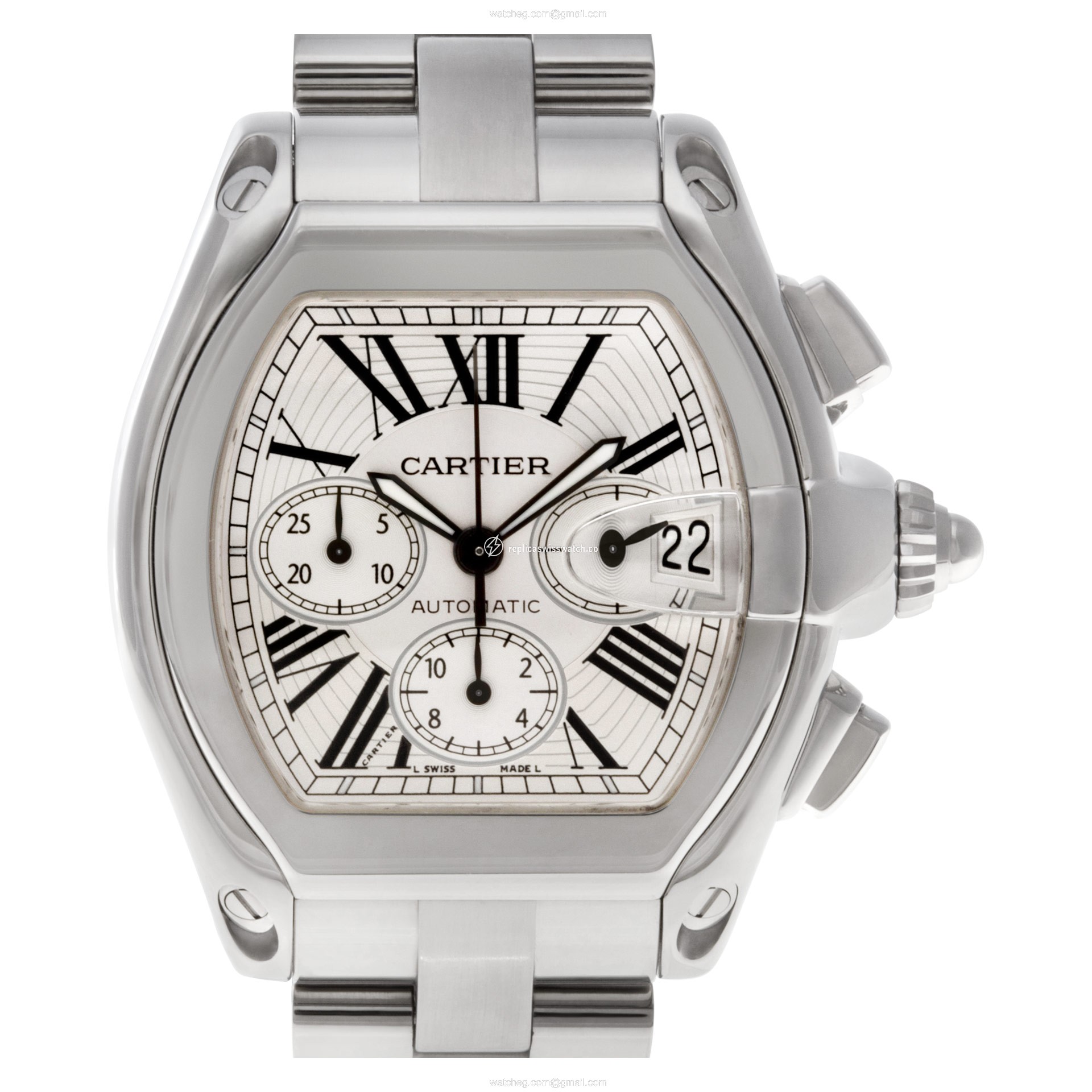 Cartier W52019X6 Roadster Automatic Male Stainless Steel Replica Cartier W52019X6 Roadster Automatic Male Stainless Steel Replica