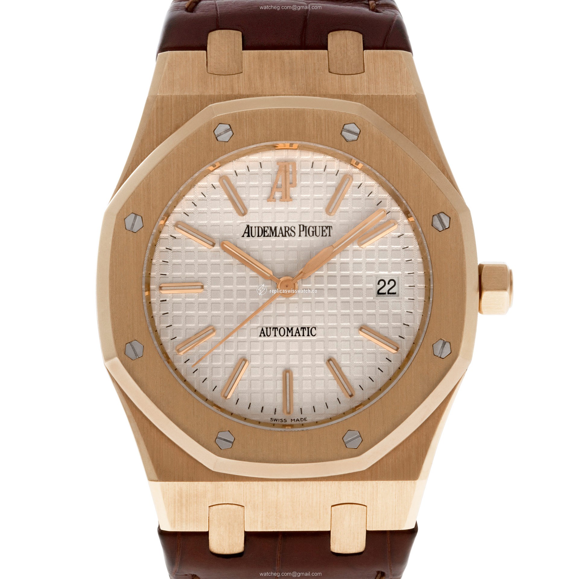 Audemars Piguet 15300BAOOD088CR01 Royal Oak Automatic Male 18k rose gold Replica Audemars Piguet 15300BAOOD088CR01 Royal Oak Automatic Male 18k rose gold Replica