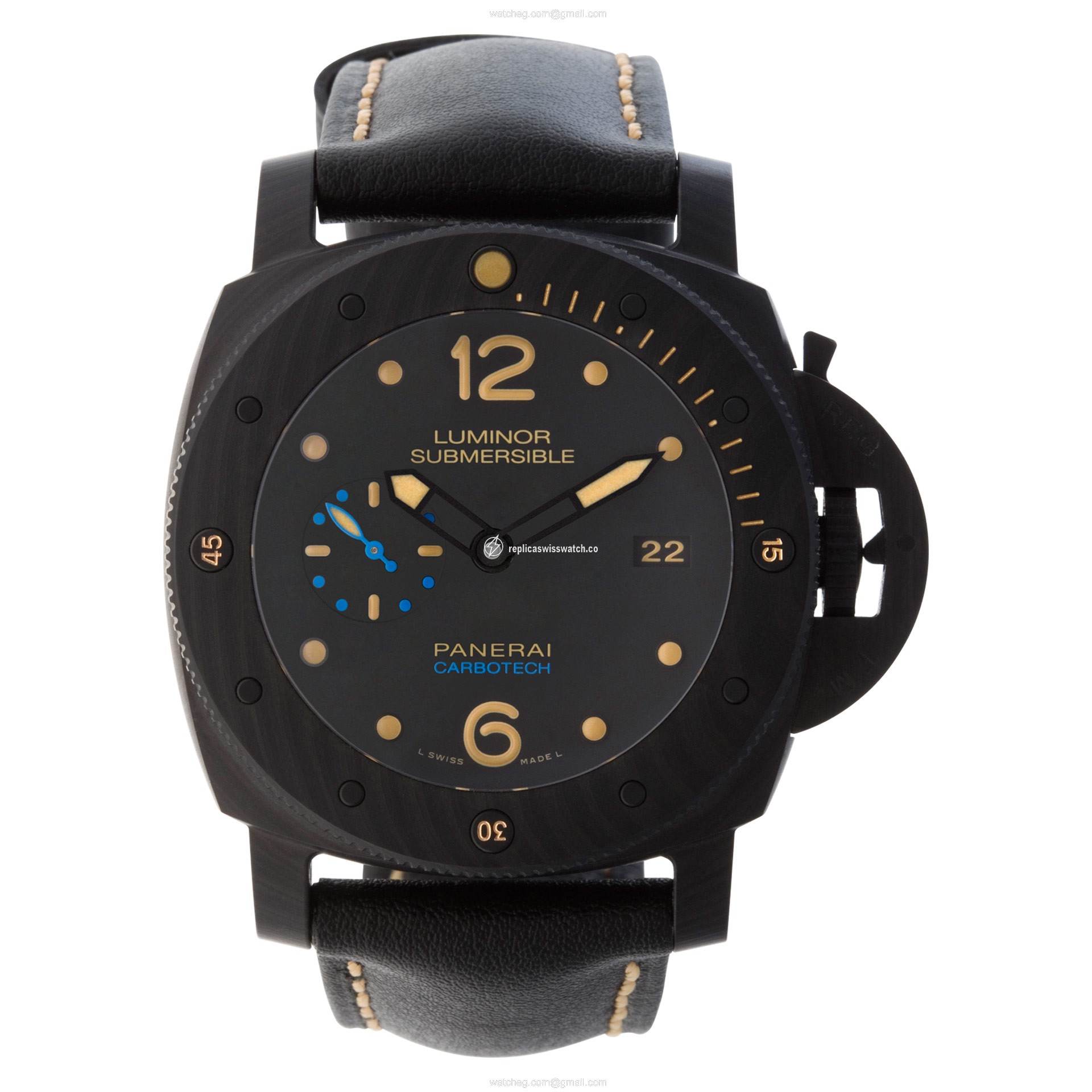Panerai PAM00616 Submersible Automatic Male Carbon Fiber Replica Panerai PAM00616 Submersible Automatic Male Carbon Fiber Replica