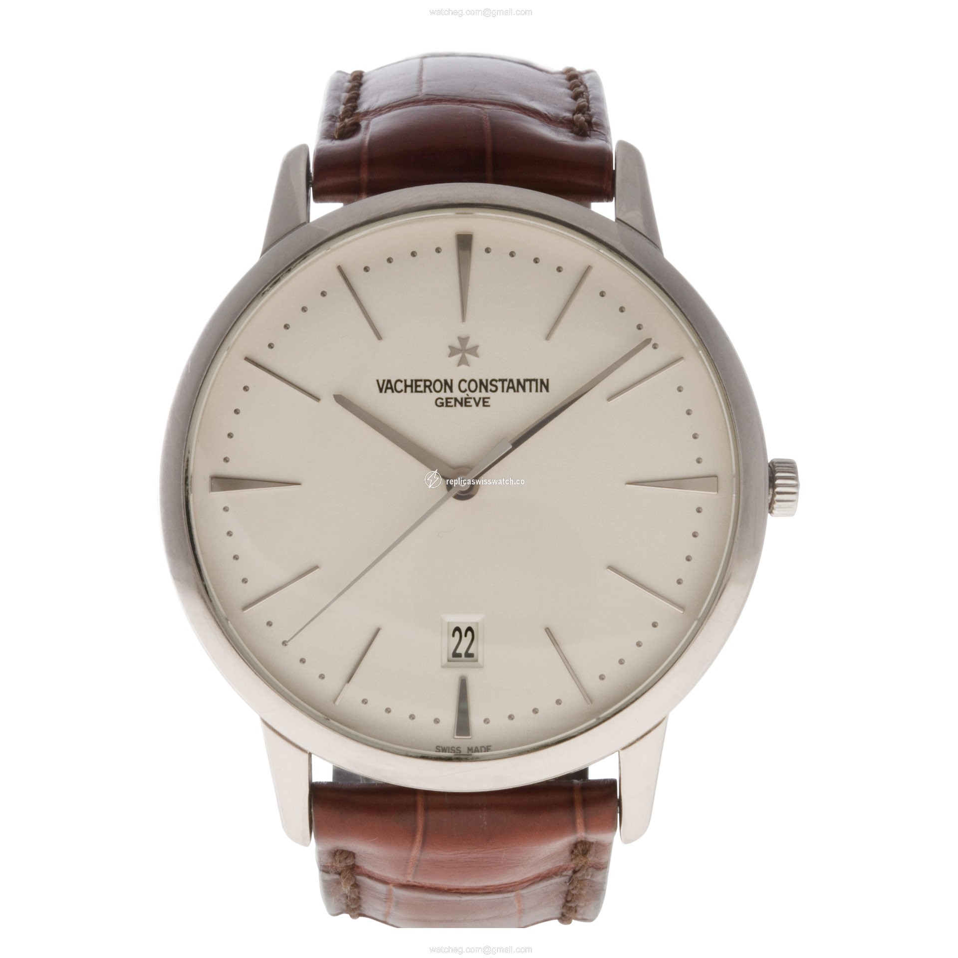 Vacheron Constantin 85180/00G Patrimony Contemporary Automatic Unisex 18k White Gold Replica Vacheron Constantin 85180/00G Patrimony Contemporary Automatic Unisex 18k White Gold Replica