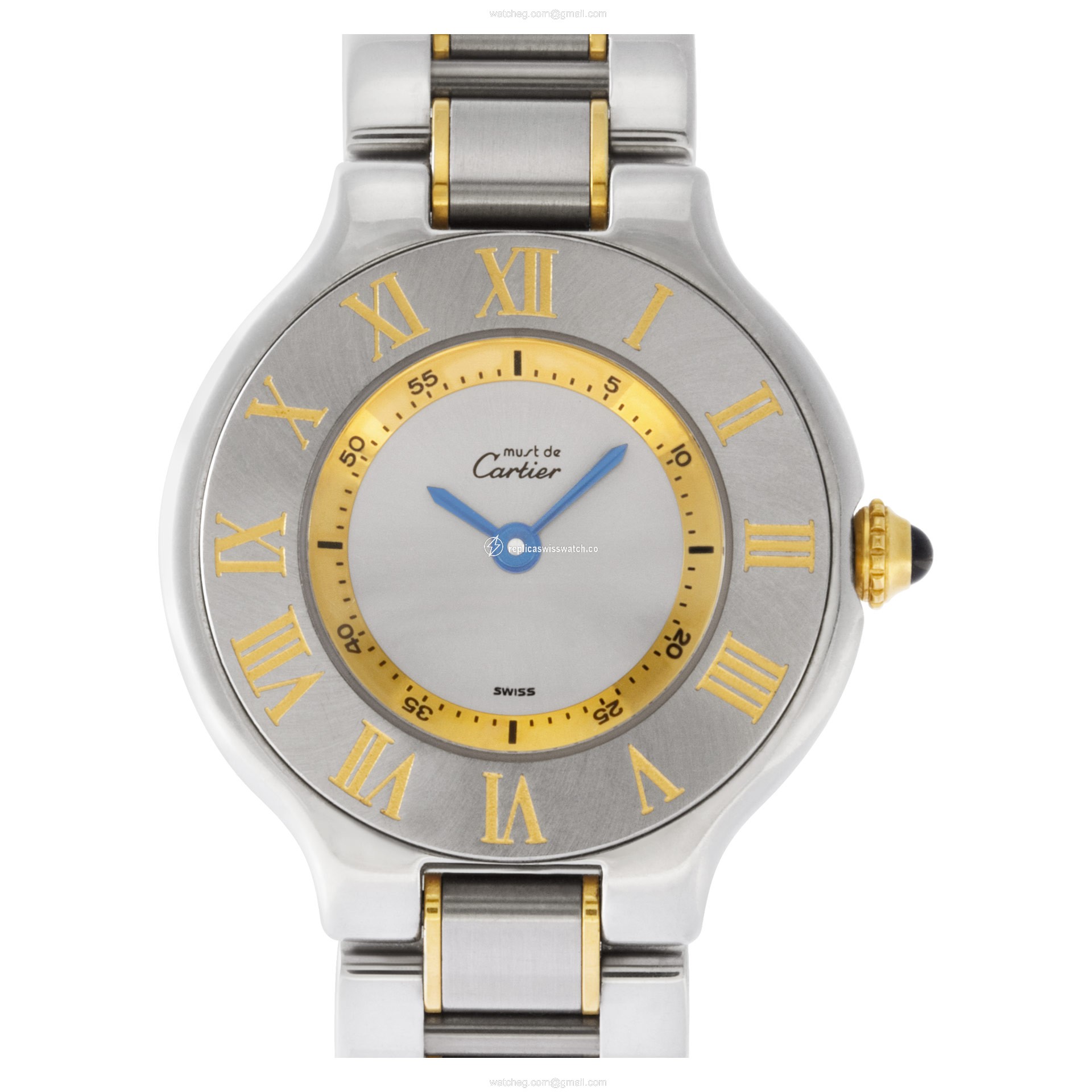 Cartier W10073R6 Must de Quartz Female Stainless Steel Replica Cartier W10073R6 Must de Quartz Female Stainless Steel Replica