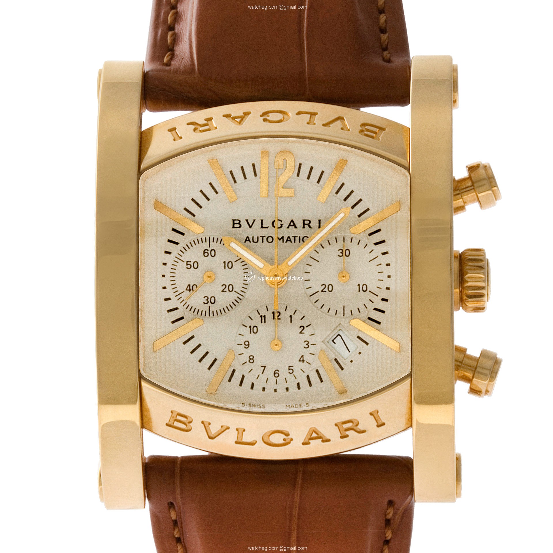 Bvlgari AA44GCH Assioma Automatic Male 18k yellow gold Replica Bvlgari AA44GCH Assioma Automatic Male 18k yellow gold Replica