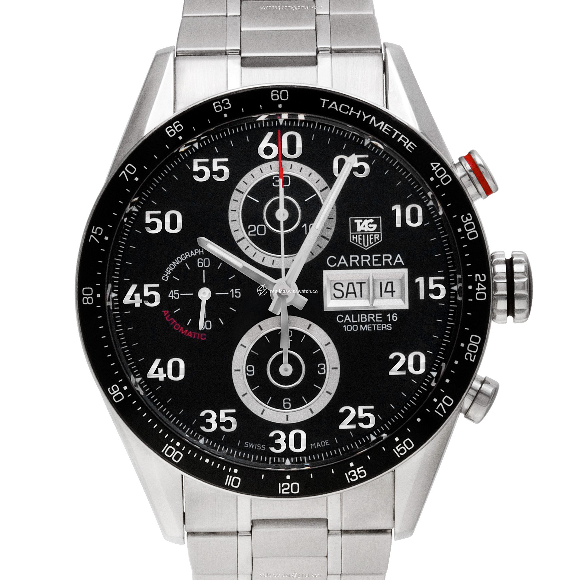 Tag Heuer CV2A10 Carrera Automatic Male Stainless Steel Replica Tag Heuer CV2A10 Carrera Automatic Male Stainless Steel Replica