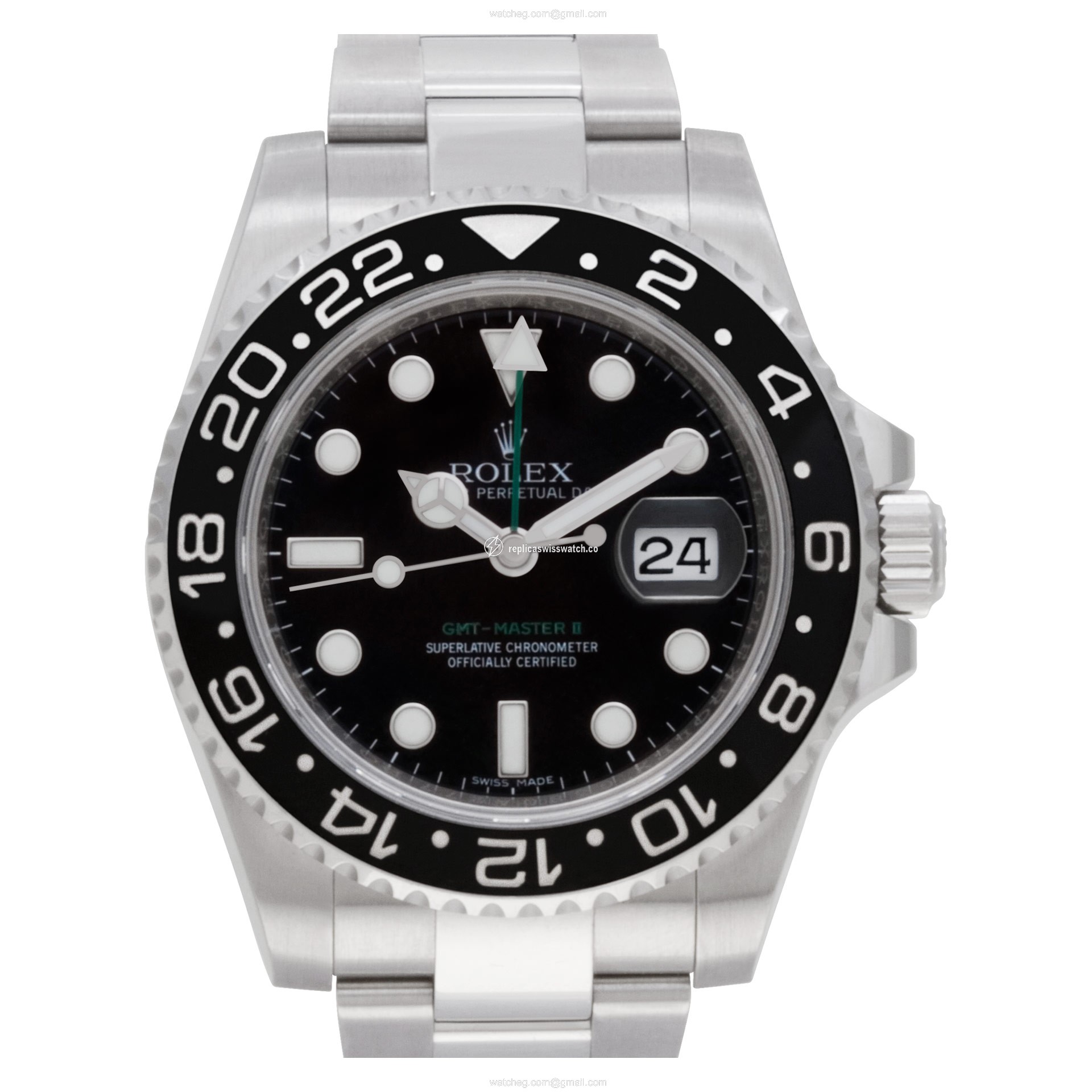 Rolex 116710 GMT-Master II Automatic Male Stainless Steel Replica Rolex 116710 GMT-Master II Automatic Male Stainless Steel Replica
