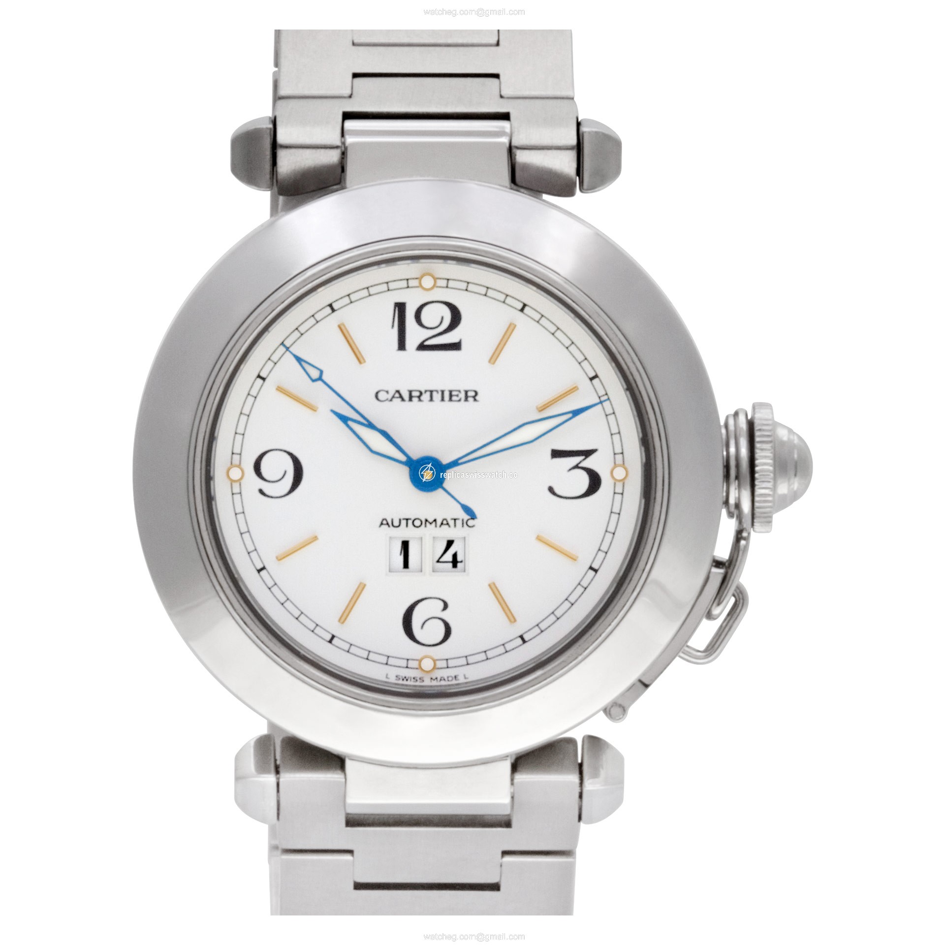 Cartier w31044m7 Pasha C Automatic Female Stainless Steel Replica Cartier w31044m7 Pasha C Automatic Female Stainless Steel Replica