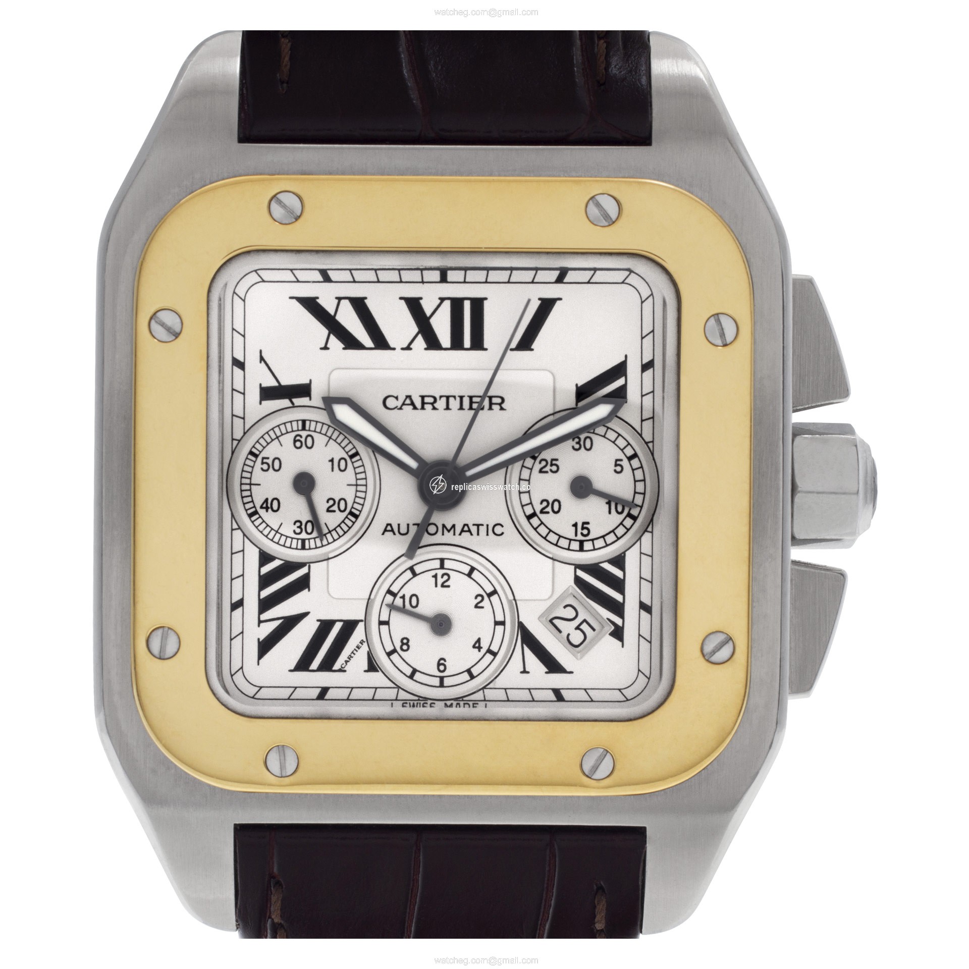 Cartier W20091X7 Santos 100 Automatic Male Stainless Steel Replica Cartier W20091X7 Santos 100 Automatic Male Stainless Steel Replica