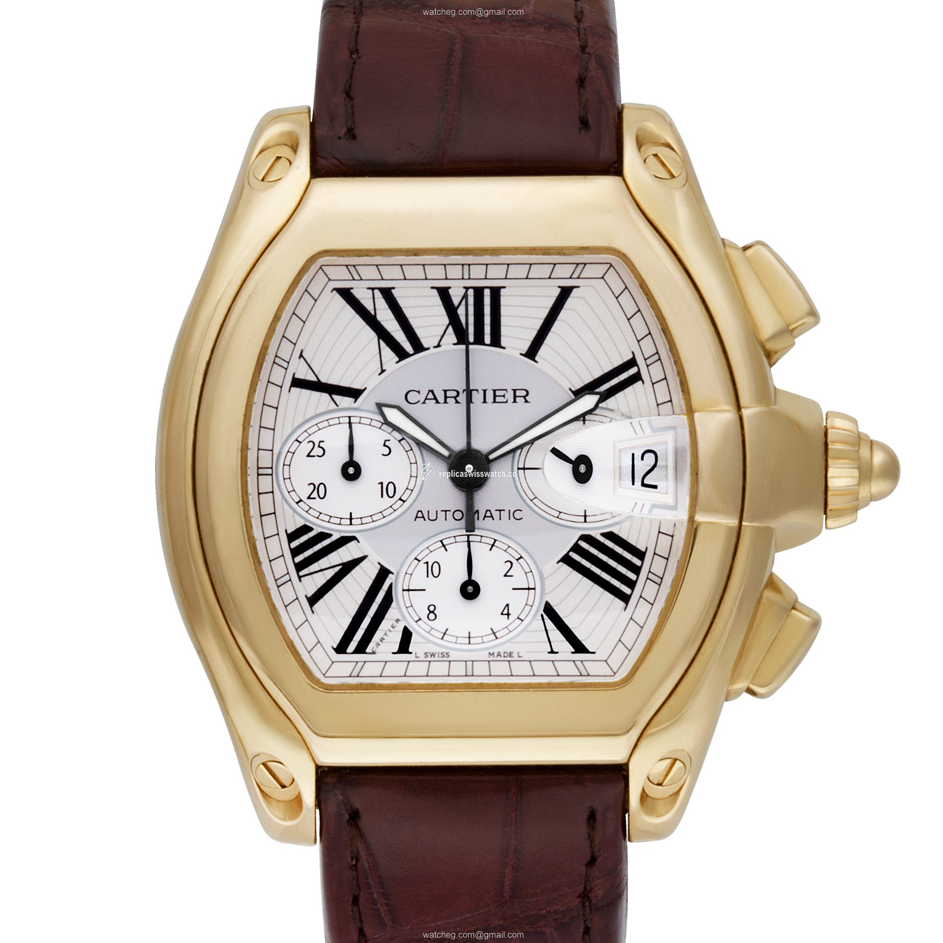 Cartier W62021Y3 Roadster Automatic Male 18k yellow gold Replica Cartier W62021Y3 Roadster Automatic Male 18k yellow gold Replica