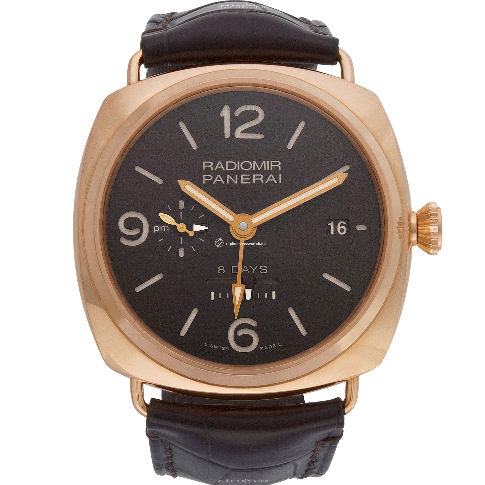 Panerai PAM 395 Radiomir Manual Male 18k rose gold Replica Panerai PAM 395 Radiomir Manual Male 18k rose gold Replica
