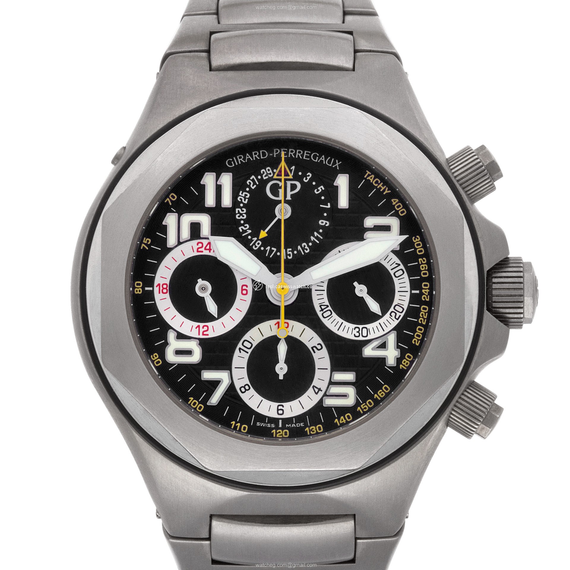 Girard Perregaux 80180-21-611-21a Laureato Automatic Male Titanium Replica Girard Perregaux 80180-21-611-21a Laureato Automatic Male Titanium Replica