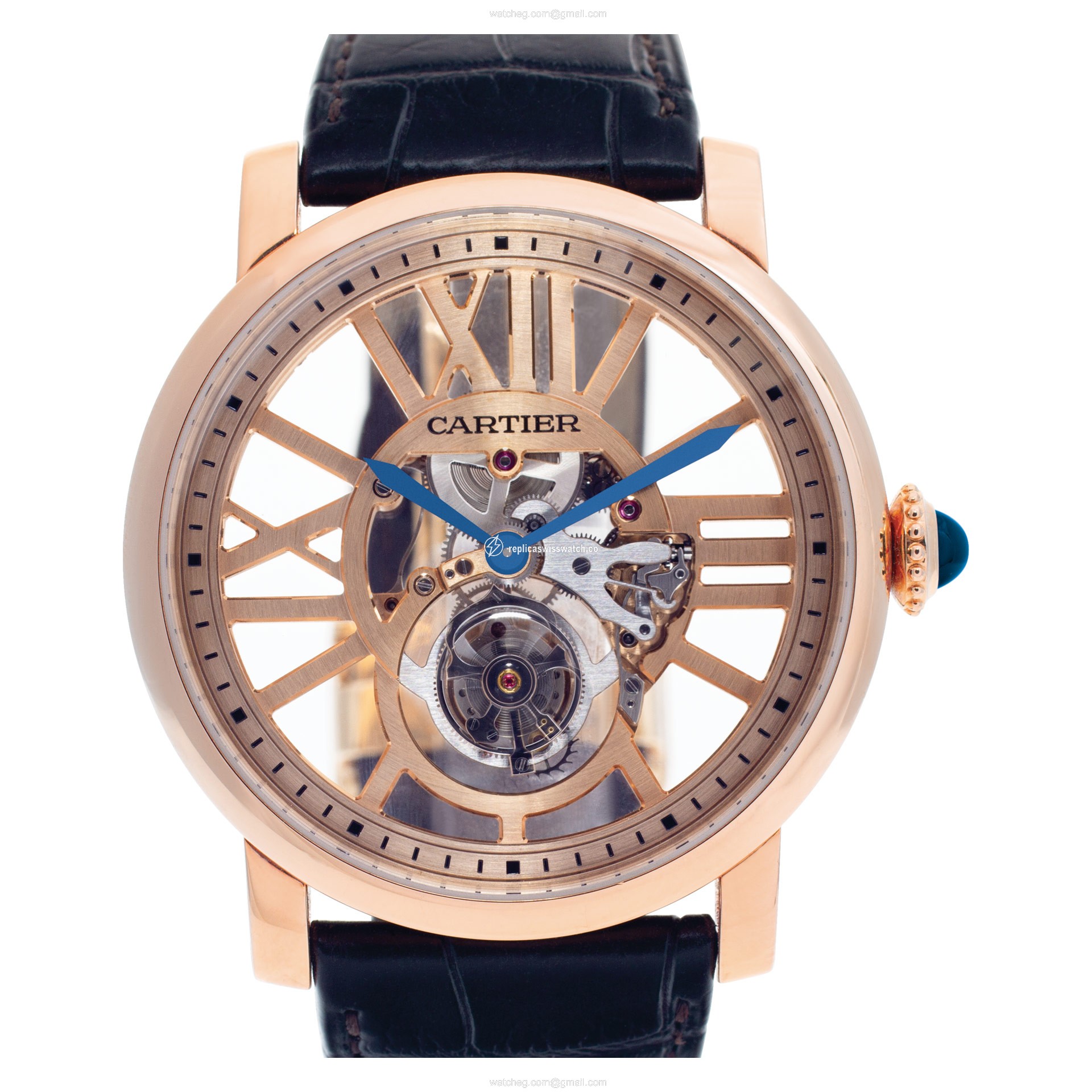 Cartier W1580046 Tourbillon Manual Male 18k rose gold Replica Cartier W1580046 Tourbillon Manual Male 18k rose gold Replica