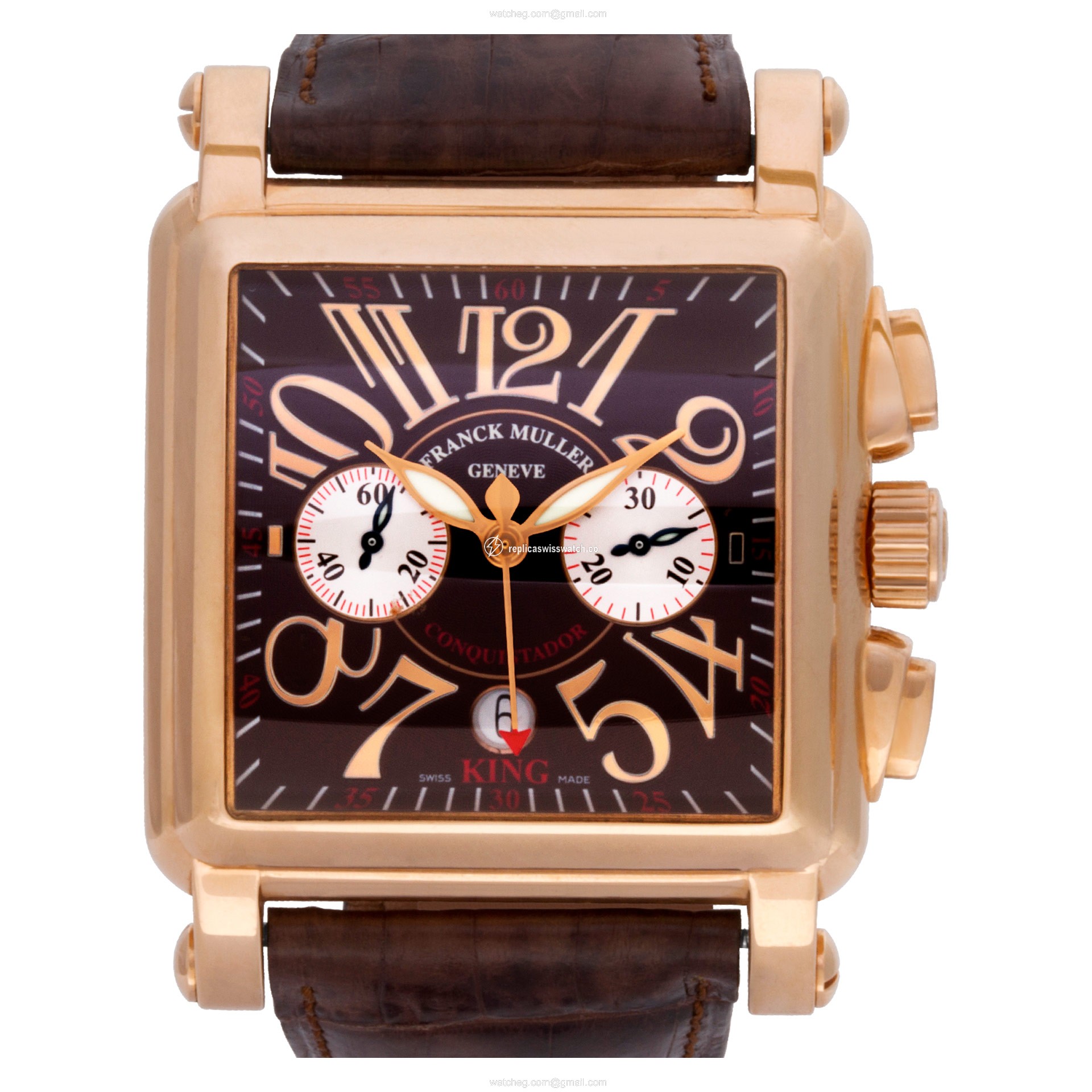Franck Muller 10000 K CC Conquistador Automatic Male 18k rose gold Replica Franck Muller 10000 K CC Conquistador Automatic Male 18k rose gold Replica