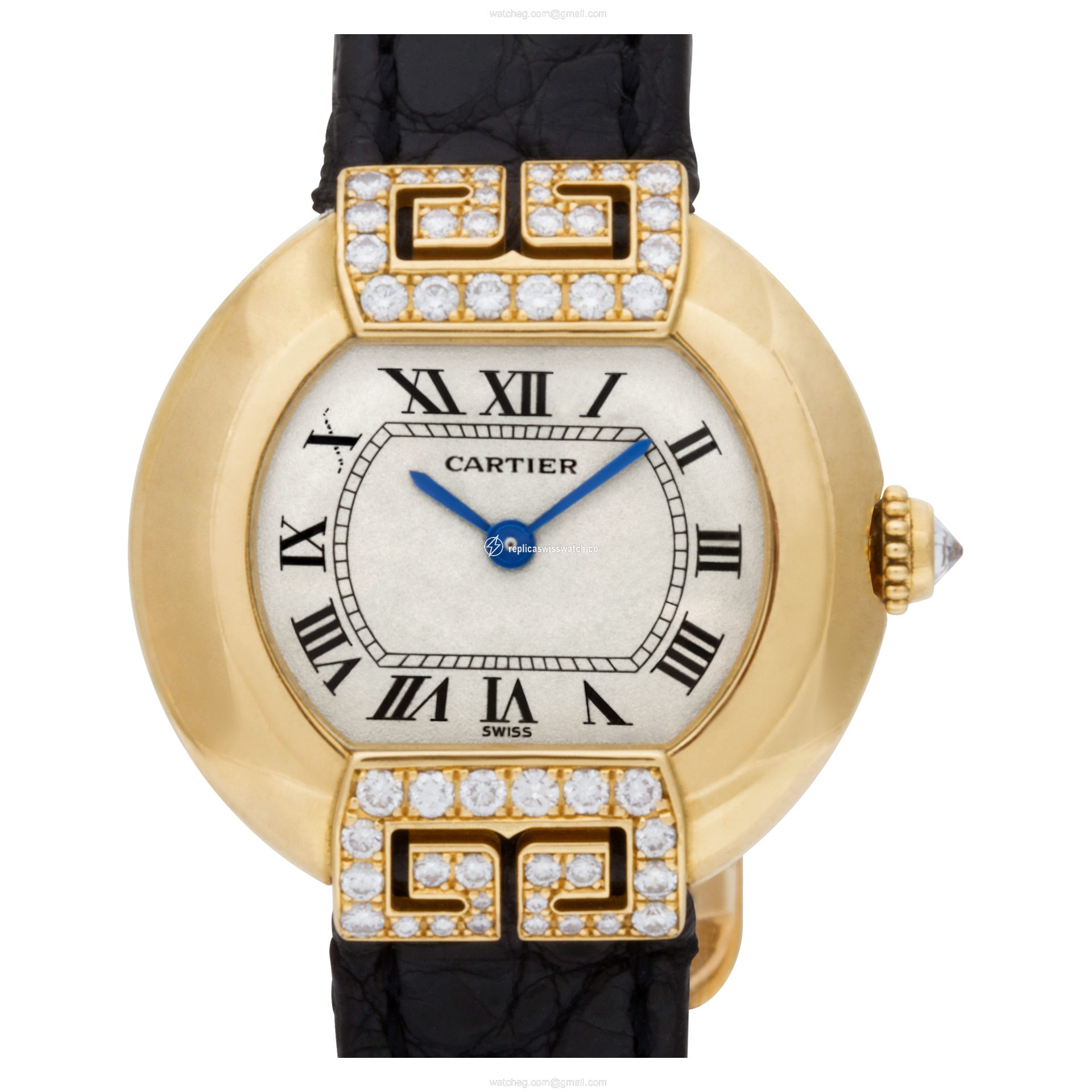 Cartier 1480 Ellipse Quartz Female 18k yellow gold Replica Cartier 1480 Ellipse Quartz Female 18k yellow gold Replica